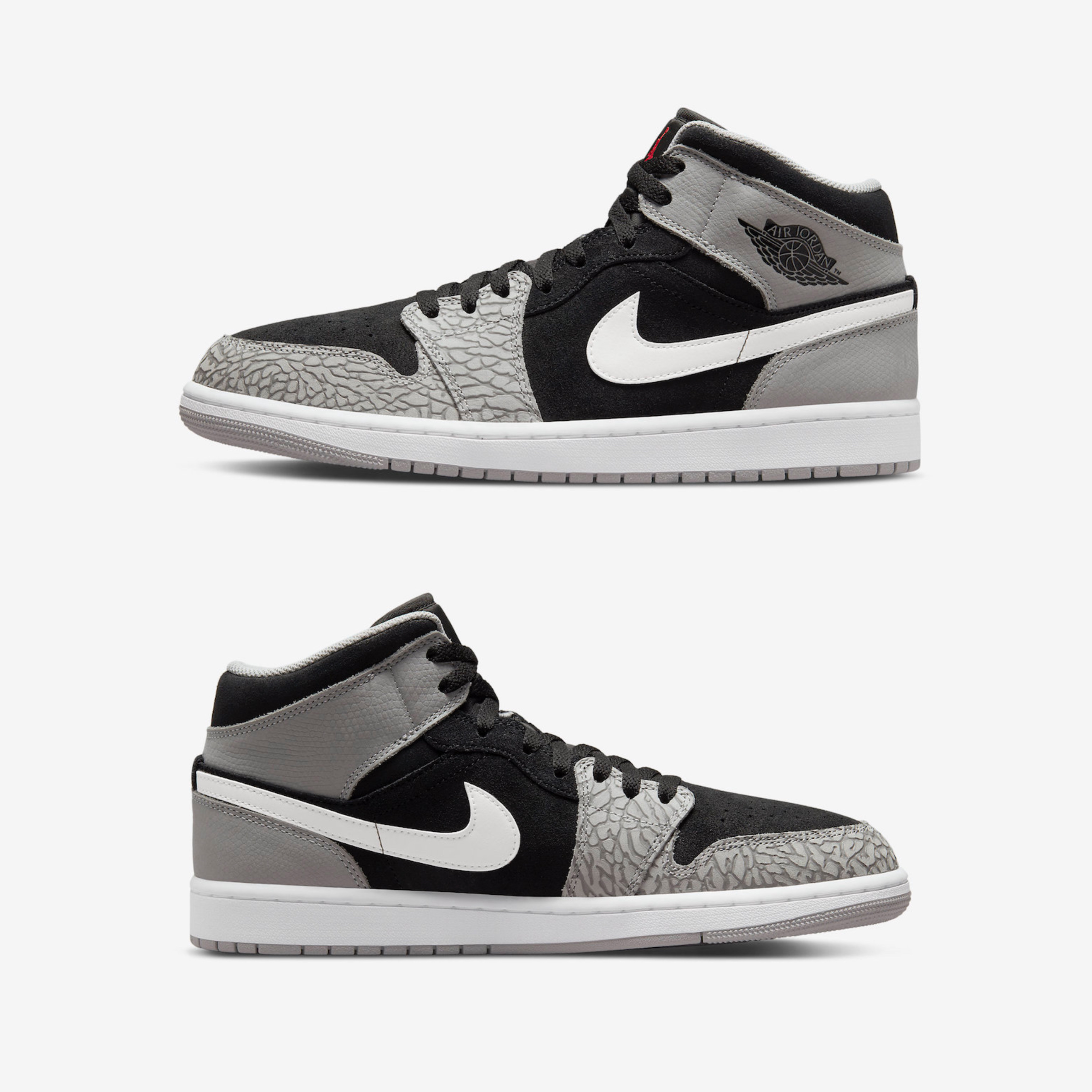Jordan 1 Mid Elephant Toe 착용 스타일 - 3