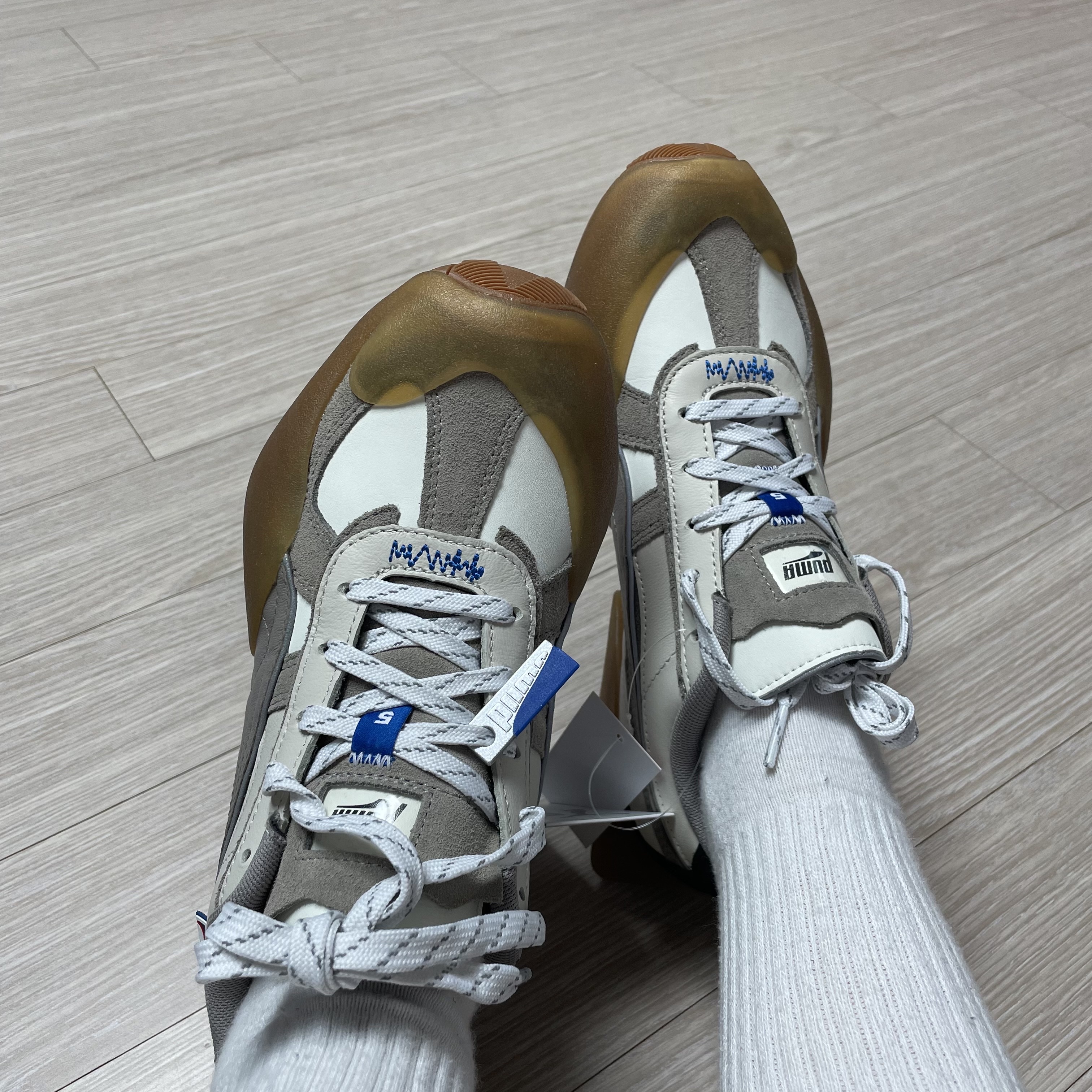 Puma x Ader Error Vaderon White 착용 스타일 - 2