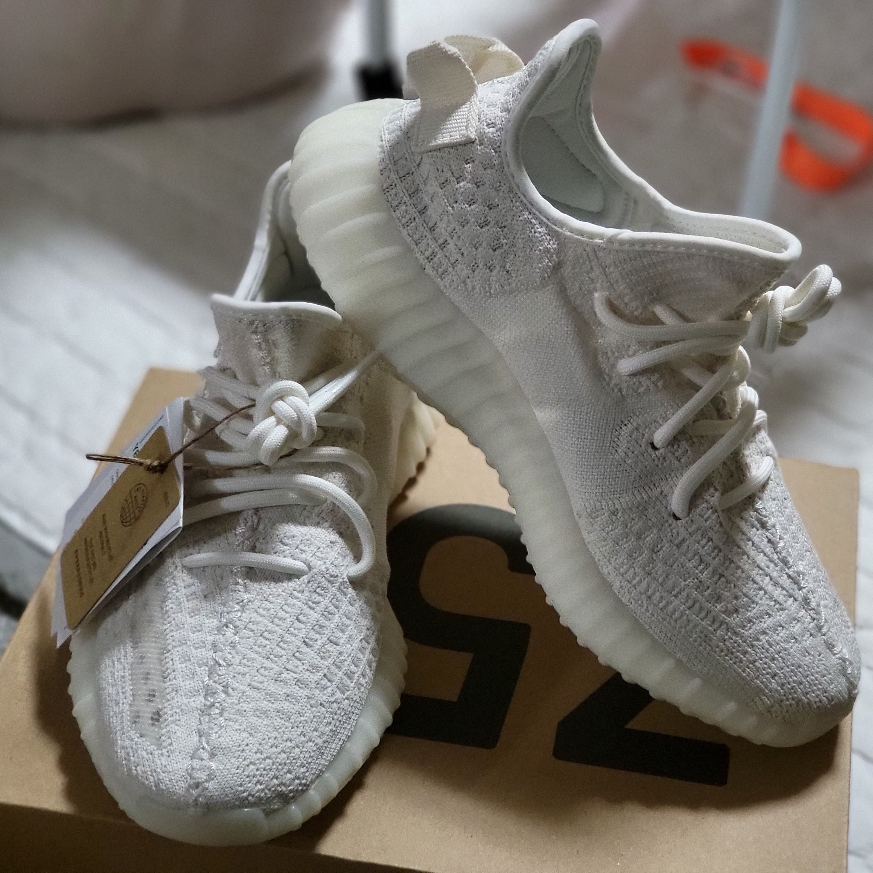 Adidas Yeezy Boost 350 V2 Bone 착용 스타일