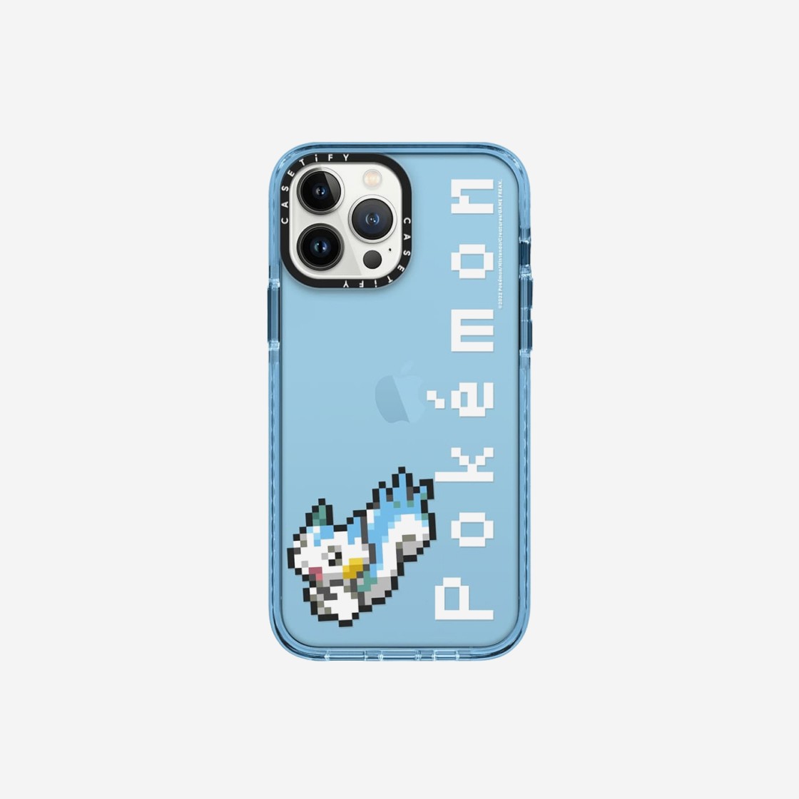 Casetify x Pokemon Pixel Giant Pokemon iPhone Impact Case Pachirisu Sierra Blue 상세 이미지 3