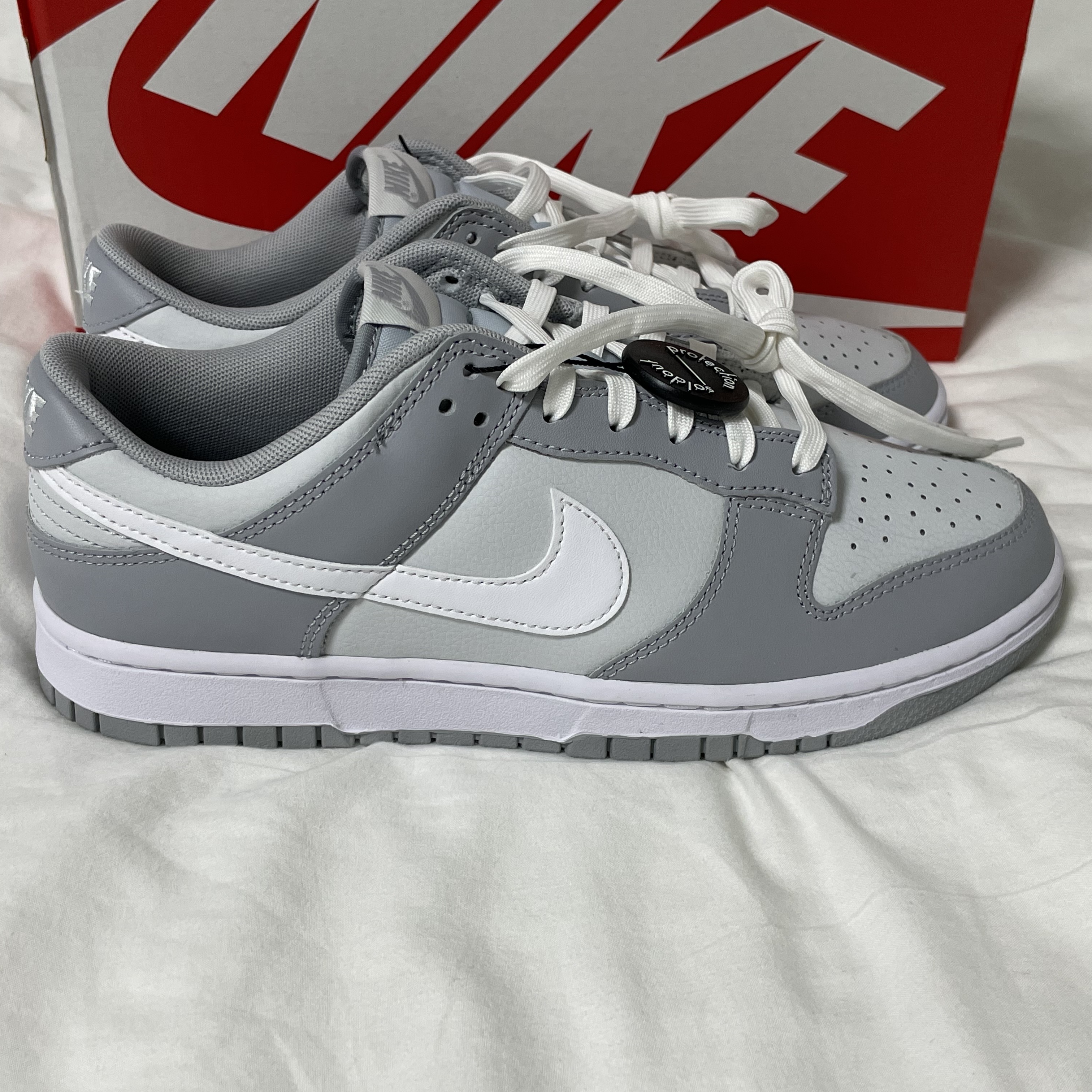 Nike Dunk Low Retro Wolf Grey 착용 스타일