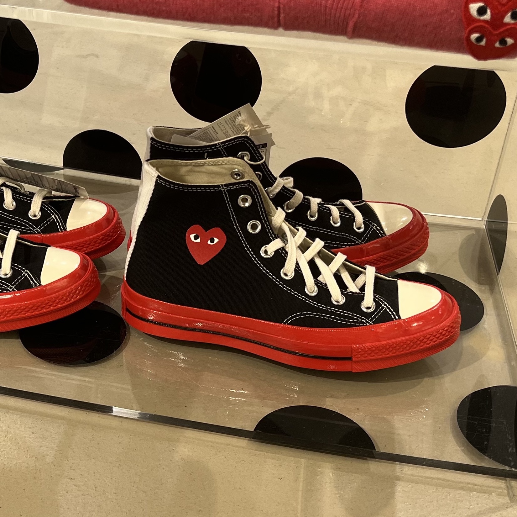 Converse x Play Comme des Garcons Chuck 70 Hi Black 착용 스타일