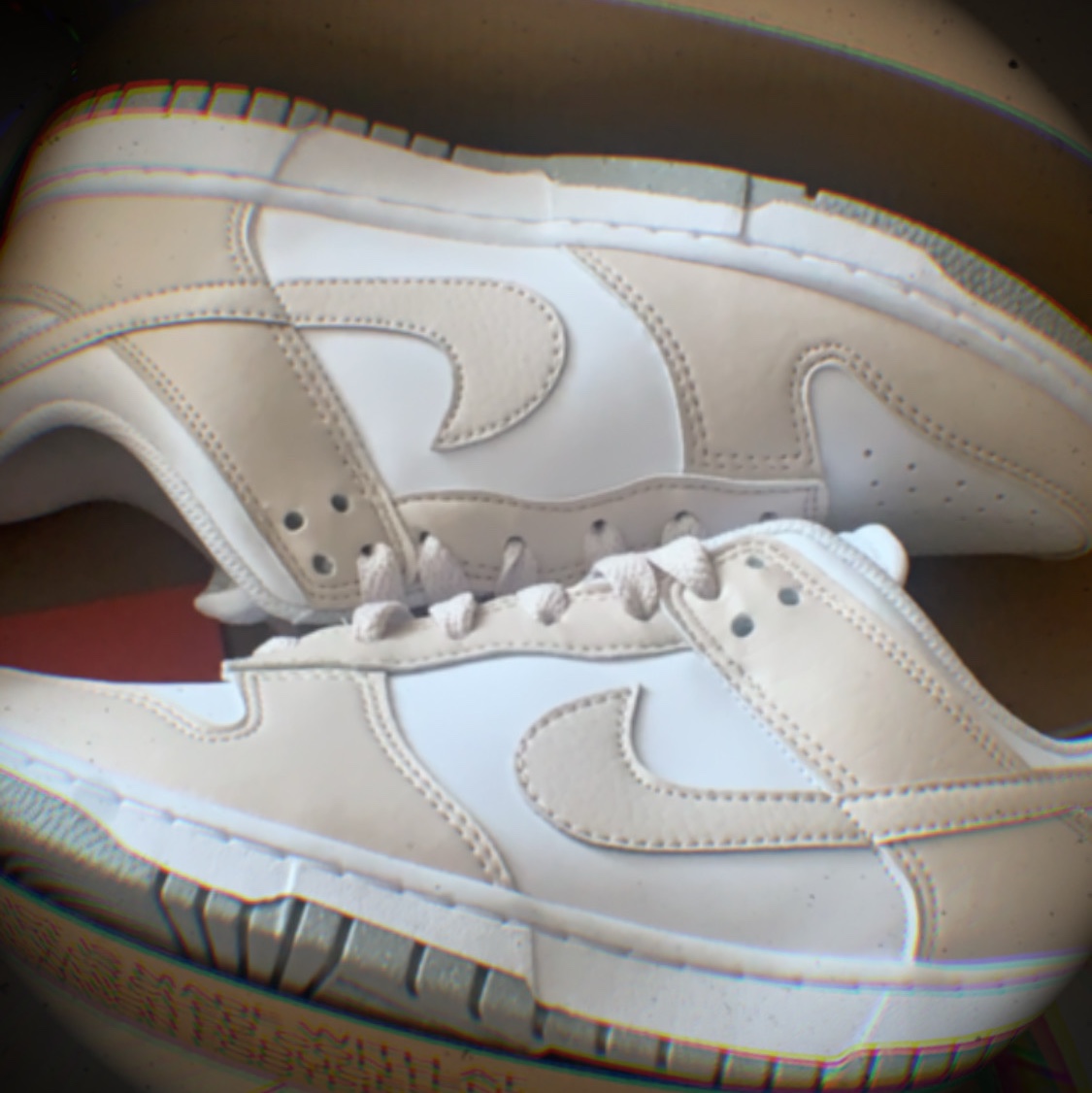 (W) Nike Dunk Low Next Nature Light Orewood Brown 착용 스타일