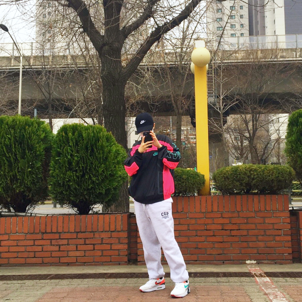 나이키 x 아트모스 NRG 패치워크 트랙 자 