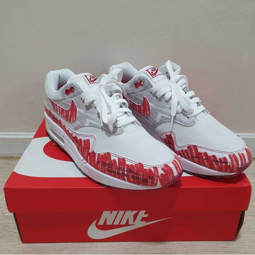 Nike Air Max 1 Tinker Sketch to Shelf 착용 스타일