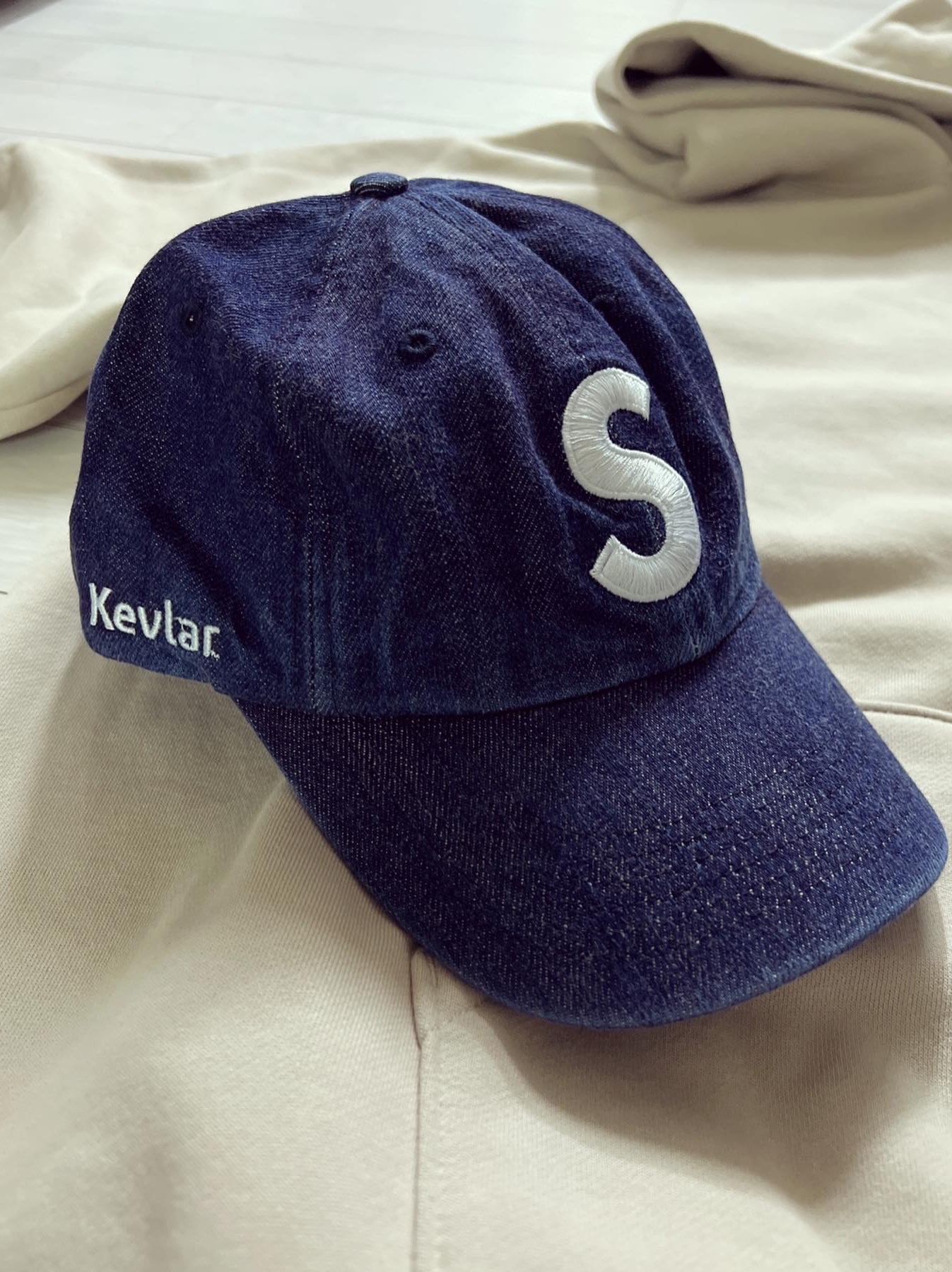 Supreme Kevlar Denim S Logo 6-Panel Indigo - 22SS, Essentials Pullover Hoodie Oat - Nordstrom Exclusive 착용 스타일 - 2
