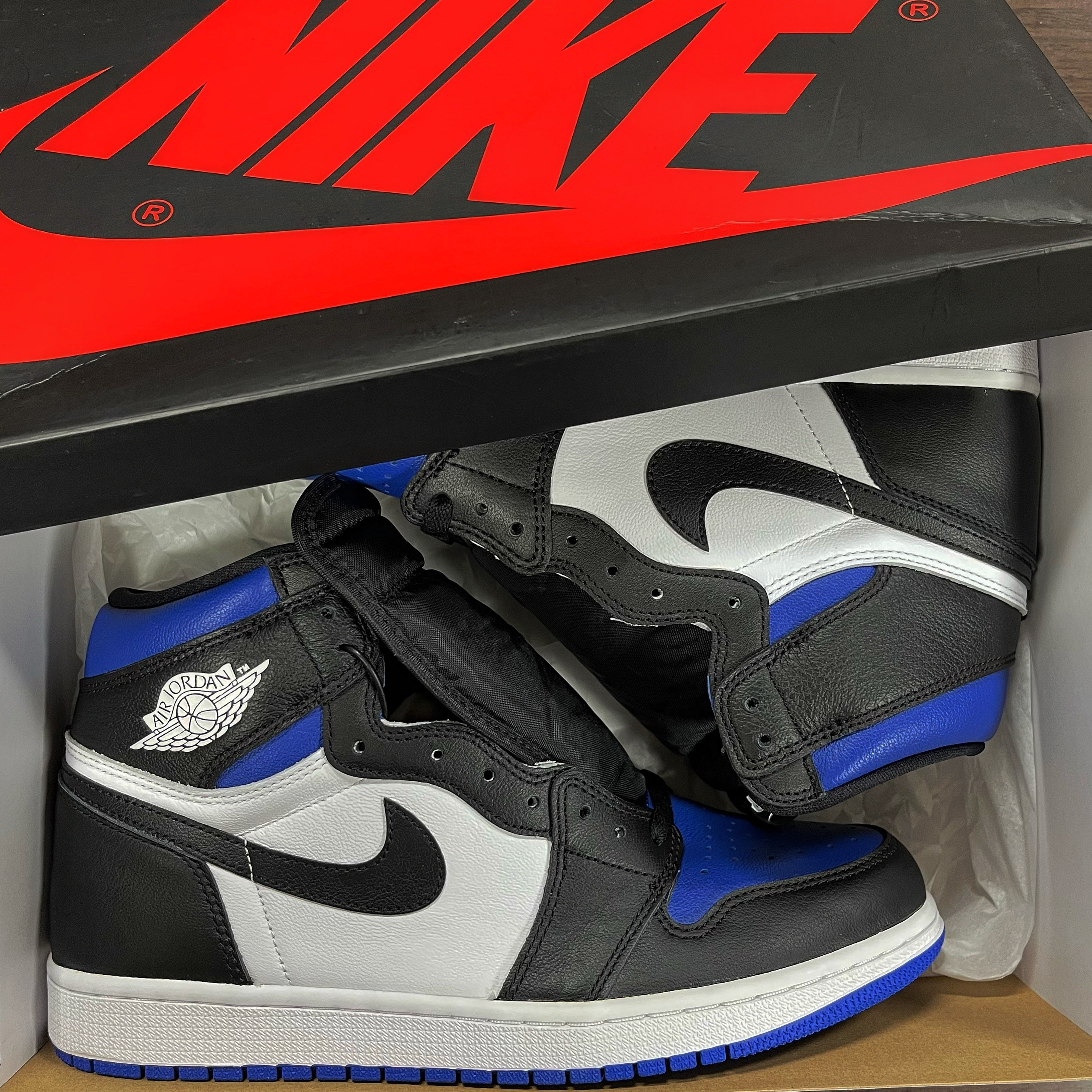 Jordan 1 Retro High OG Royal Toe 착용 스타일