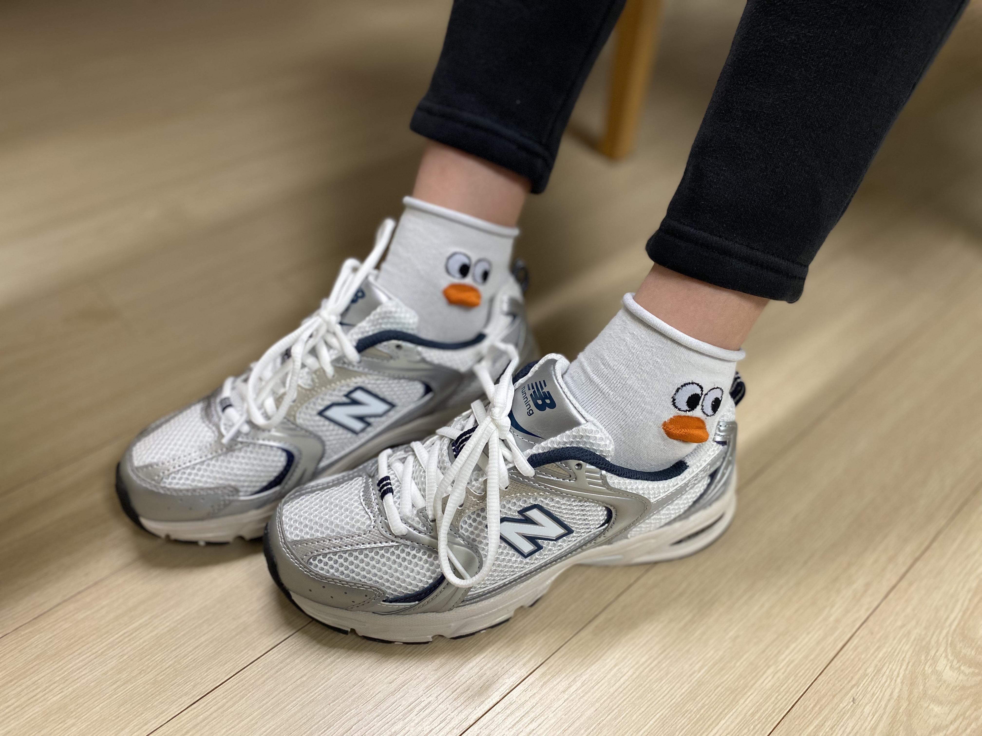 New Balance 530 Steel Grey 착용 스타일