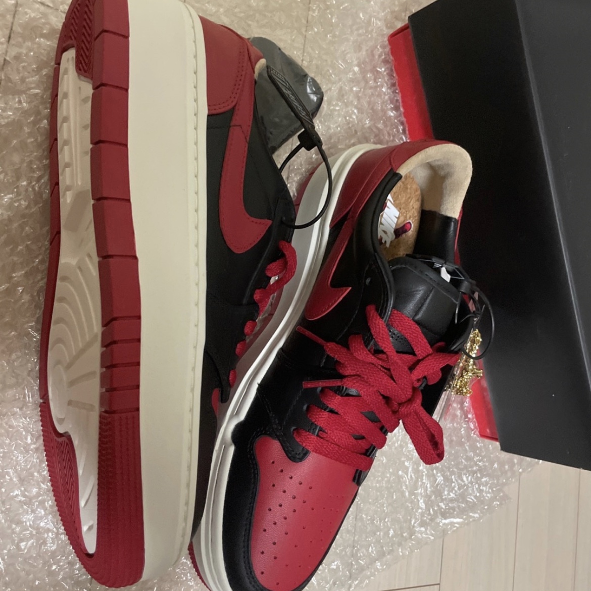 (W) Jordan 1 Elevate Low SE Bred 착용 스타일 - 3