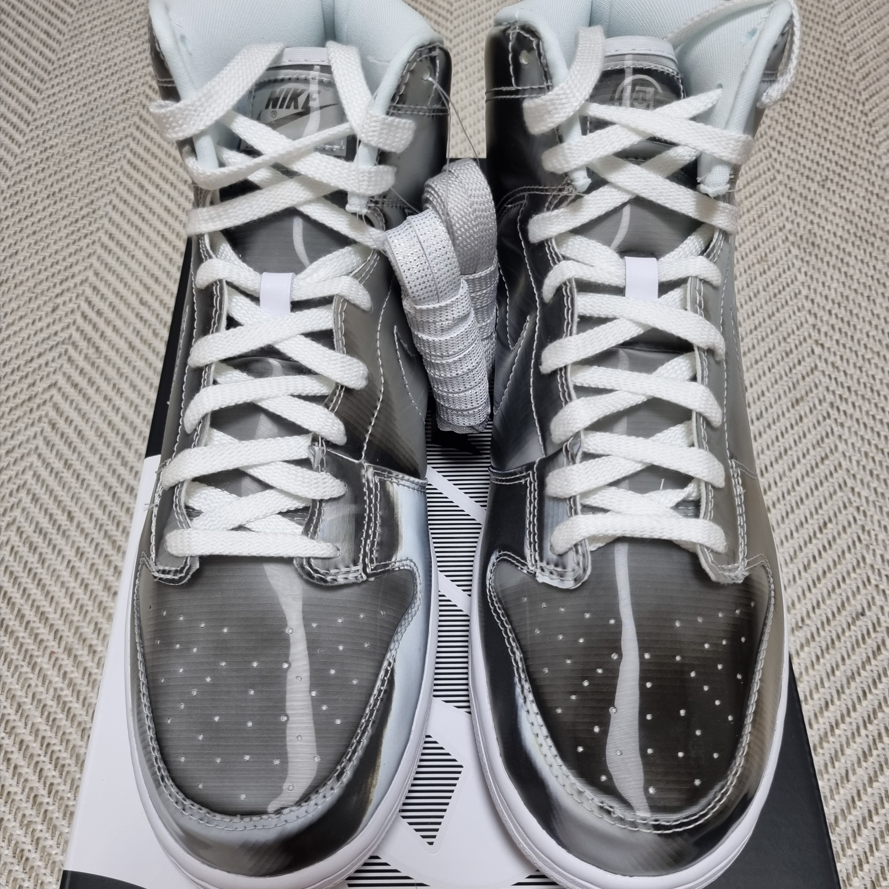 Nike x Clot Dunk High Flux 착용 스타일 - 2