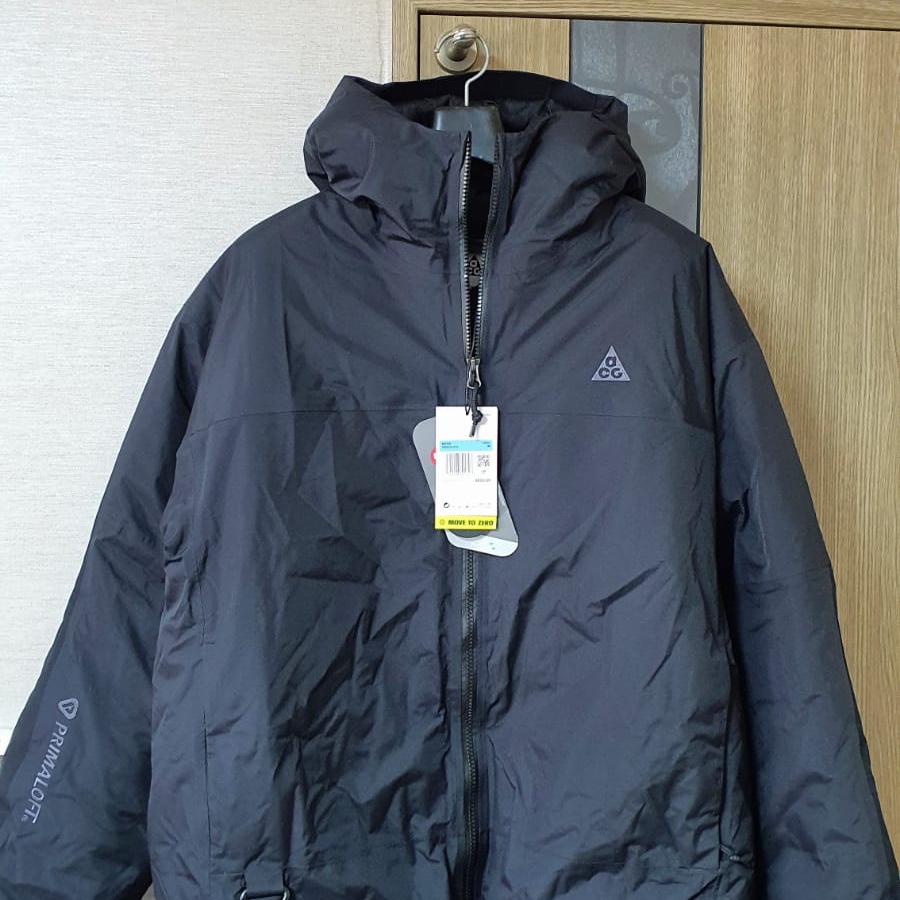 Nike ACG 4th Horseman Puffer Jacket Black Anthracite - US/EU 착용 스타일