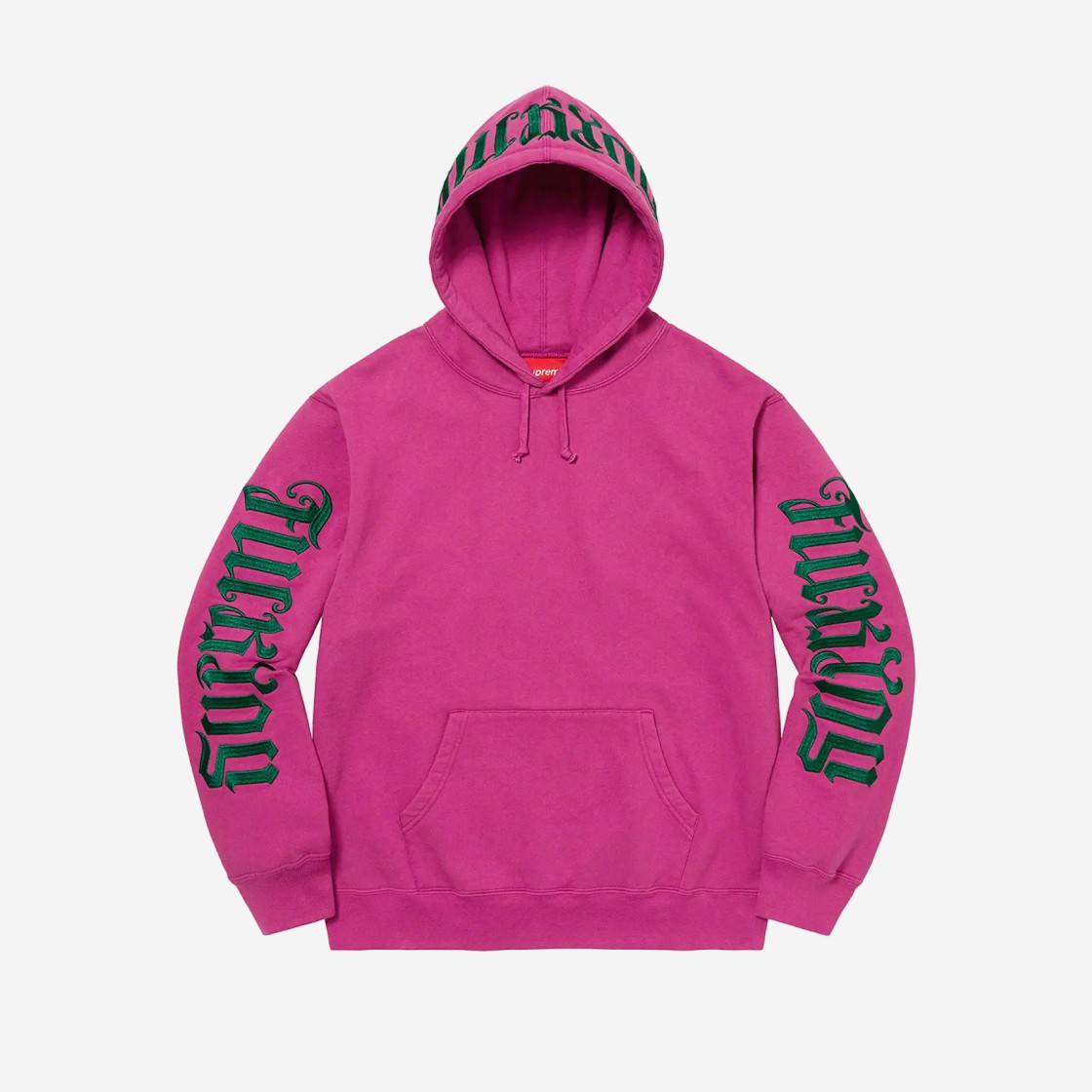 Supreme Ambigram Hooded Sweatshirt Raspberry - 22SS 상세 이미지 1