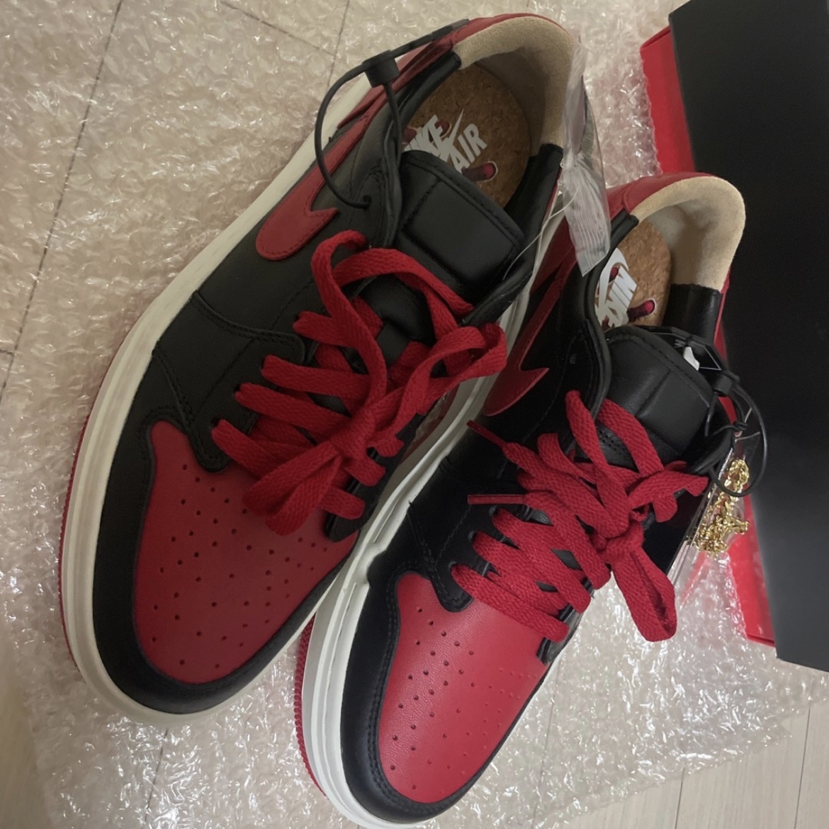 (W) Jordan 1 Elevate Low SE Bred 착용 스타일 - 2
