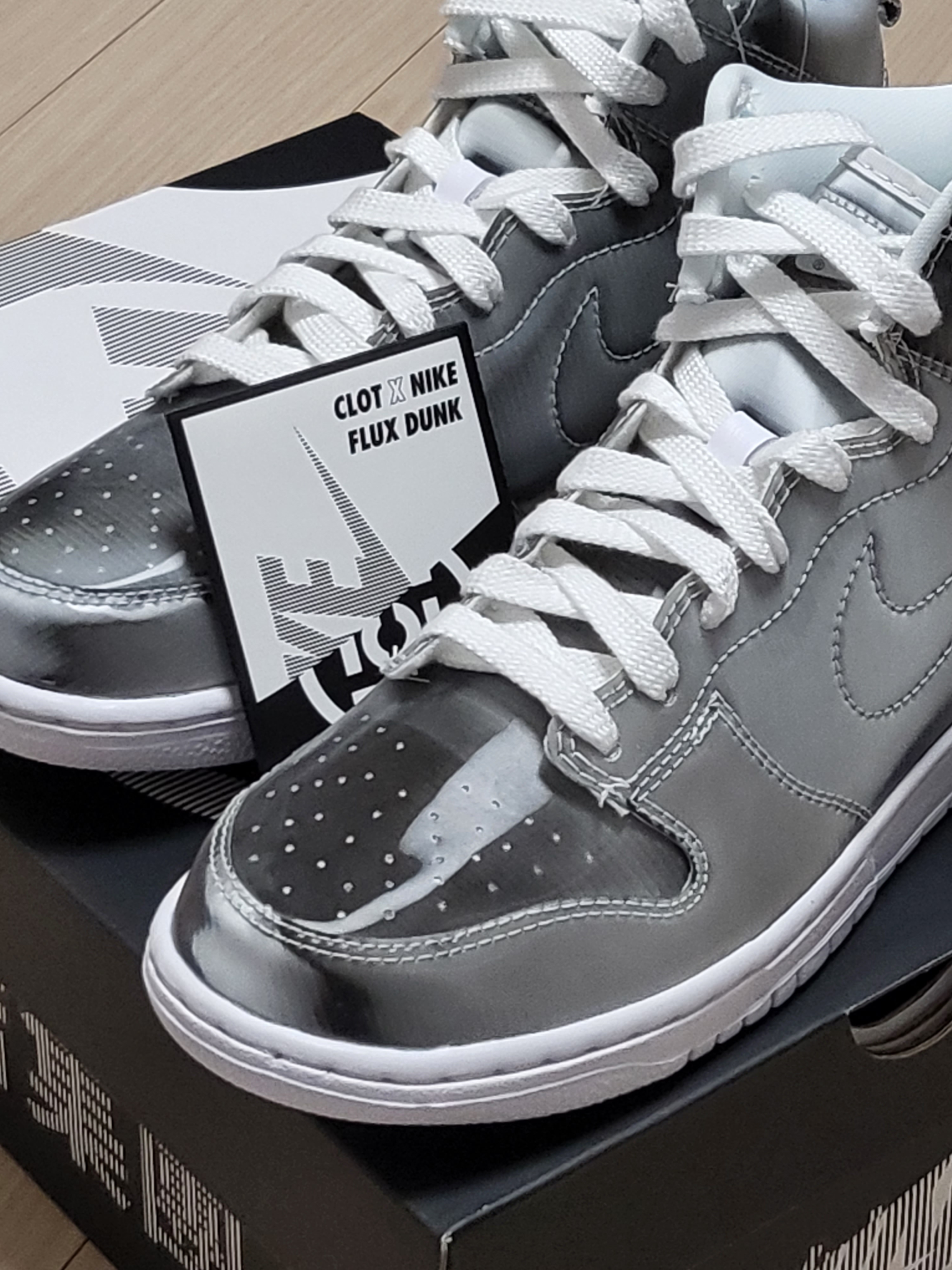 Nike x Clot Dunk High Flux 착용 스타일