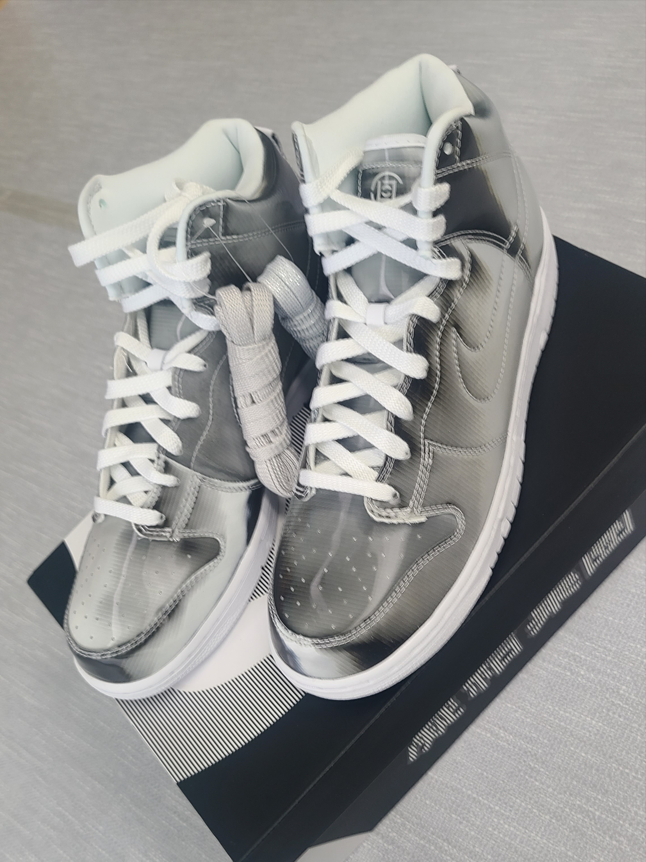 Nike x Clot Dunk High Flux 착용 스타일 - 1