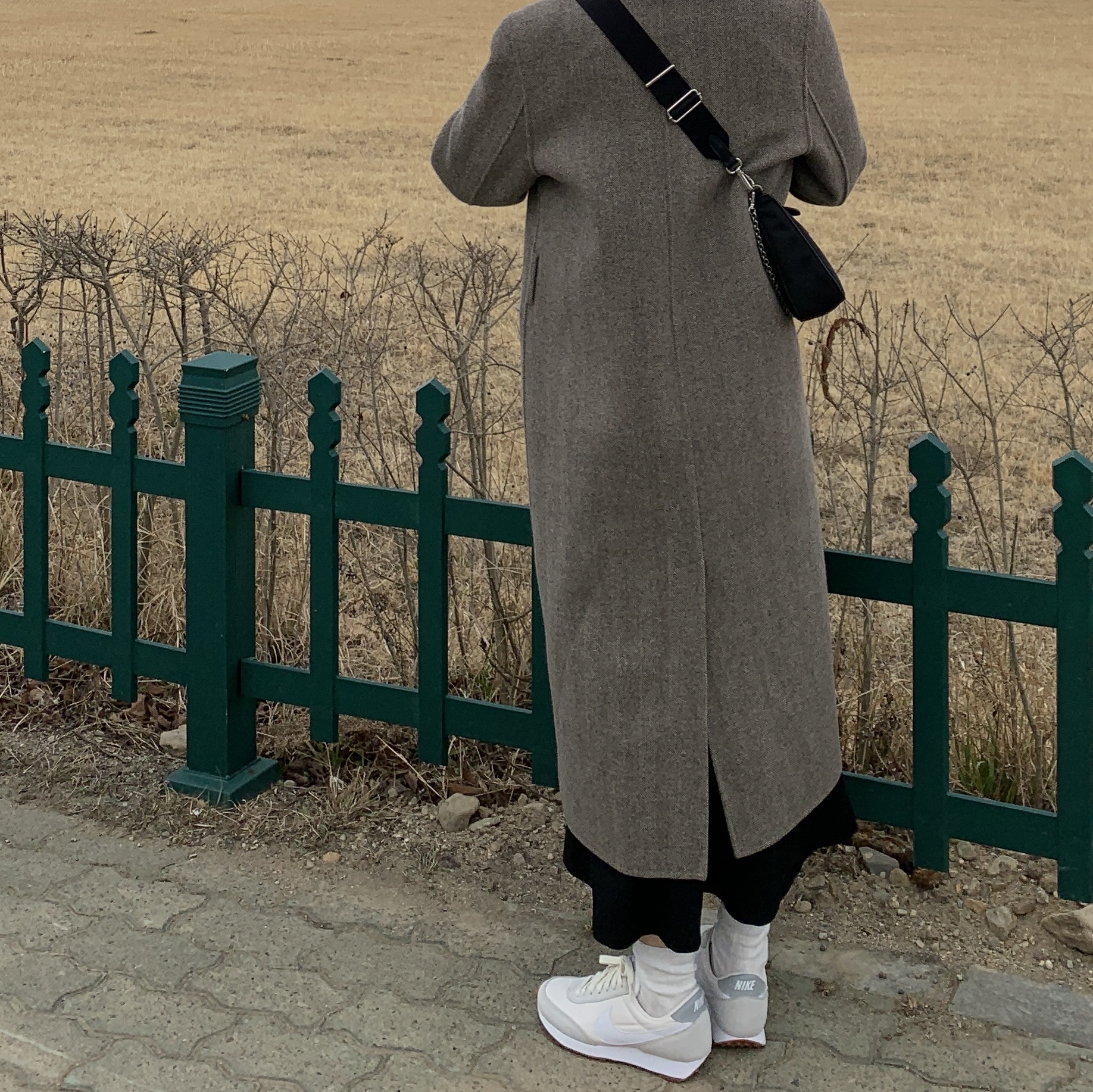 (W) Nike Daybreak Summit White 착용 스타일