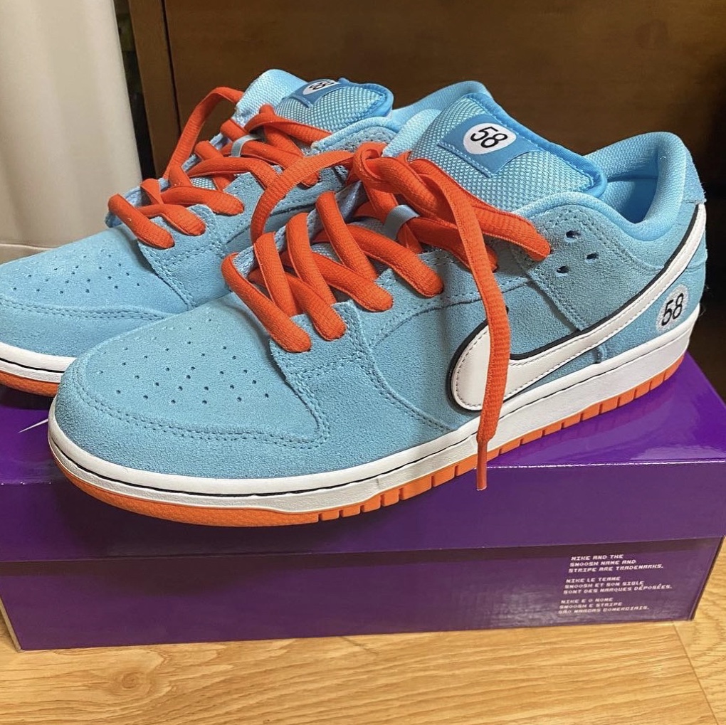 Nike SB Dunk Low Pro Blue Chill 착용 스타일