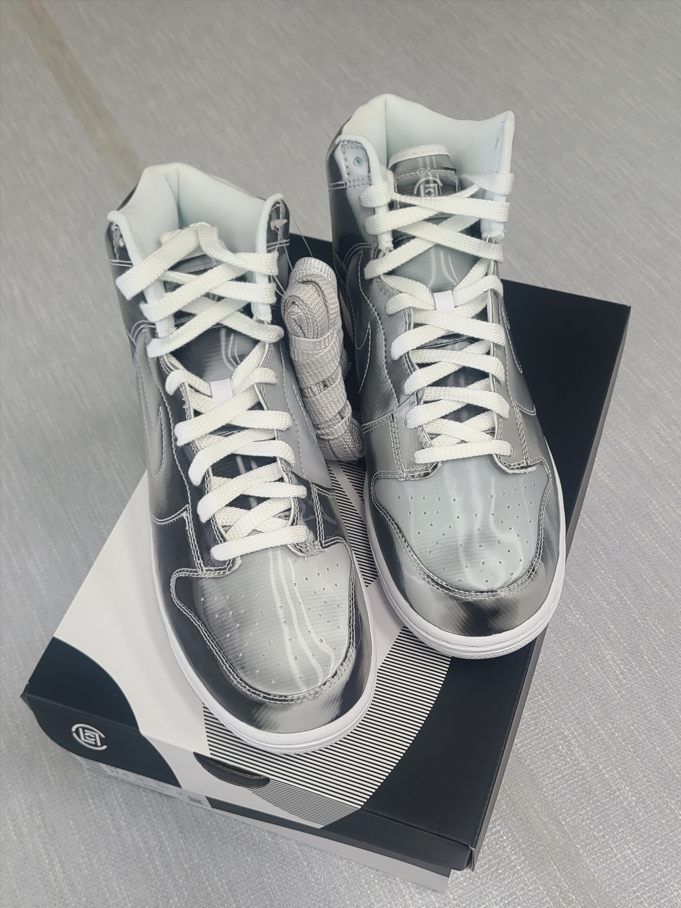 Nike x Clot Dunk High Flux 착용 스타일 - 3