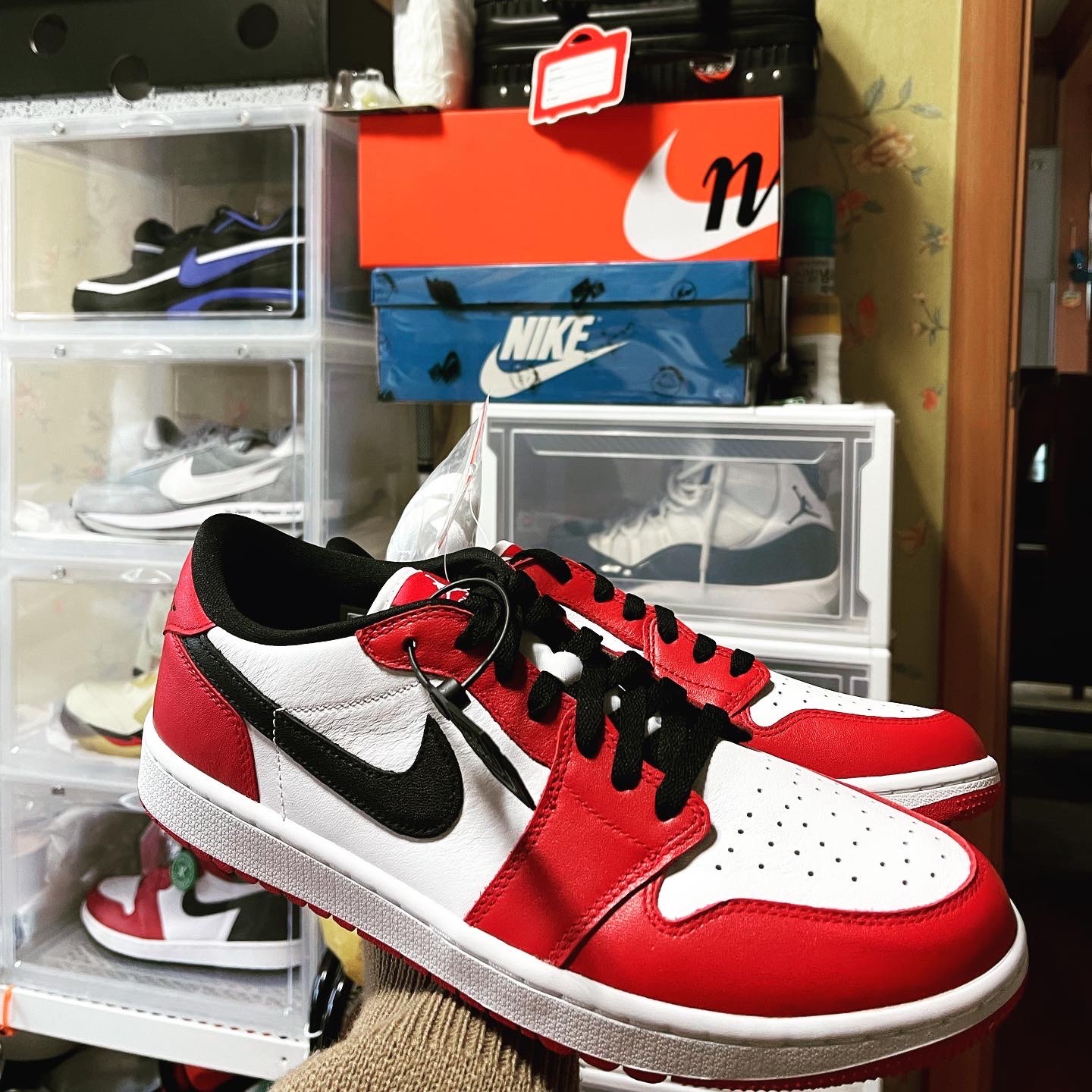 Jordan 1 Low Golf Chicago, Nike x Sacai x Fragment LDWaffle Light Smoke Grey 착용 스타일