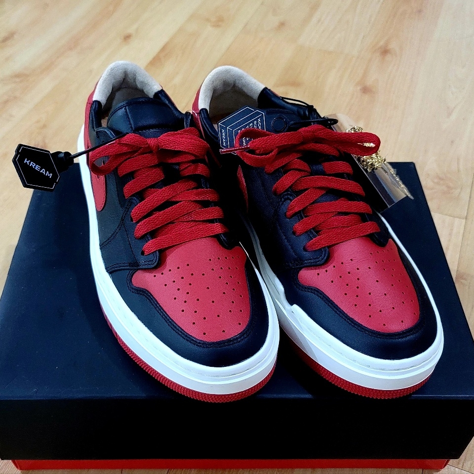 (W) Jordan 1 Elevate Low SE Bred 착용 스타일 - 2