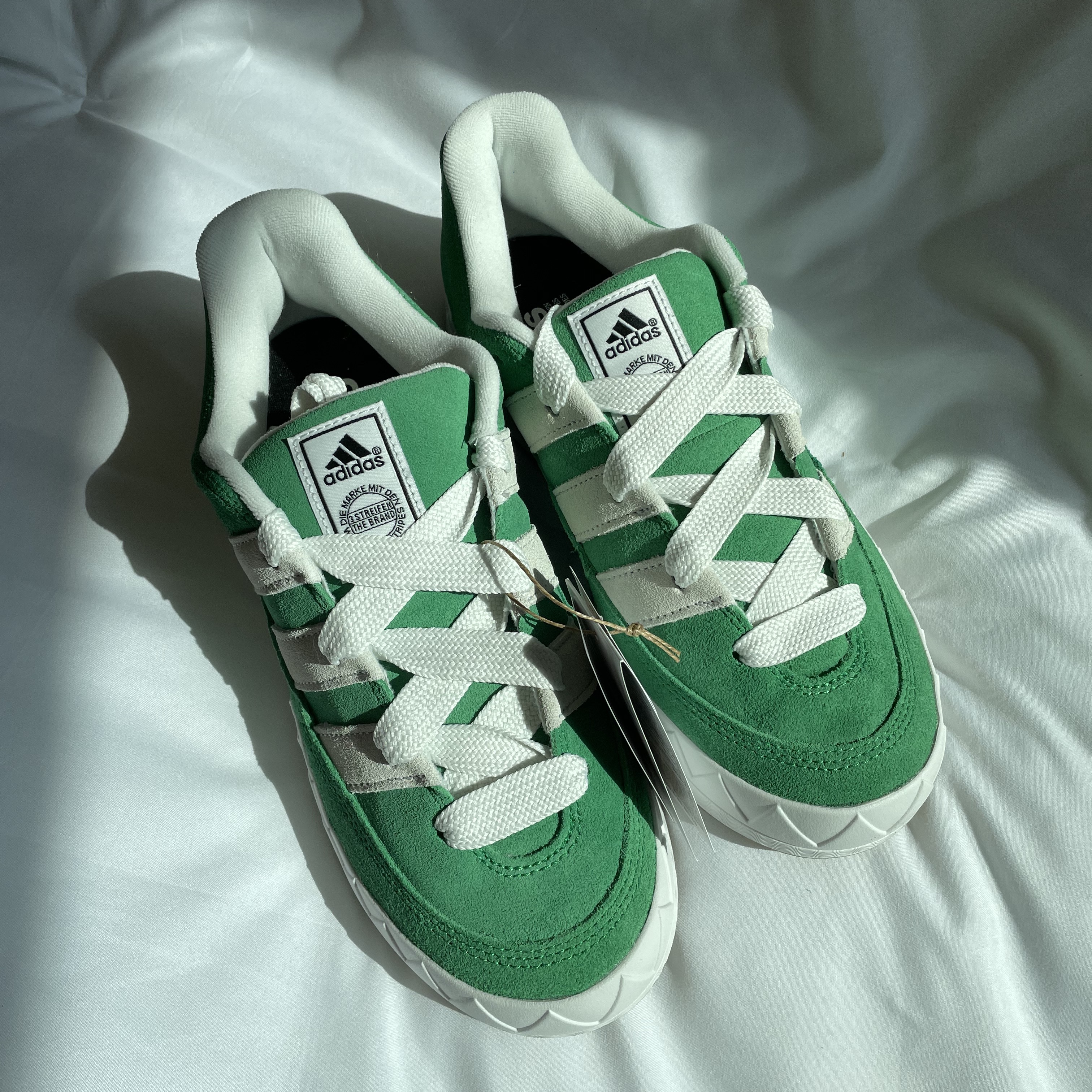 Adidas Adimatic Green 착용 스타일