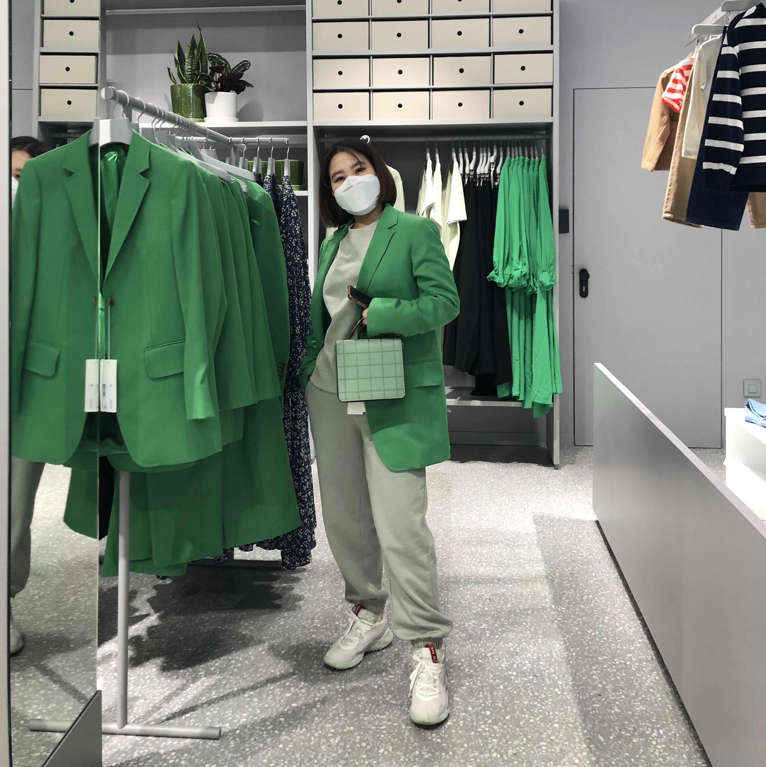 Jordan Delta SP Jade Aura 착용 스타일 - 1