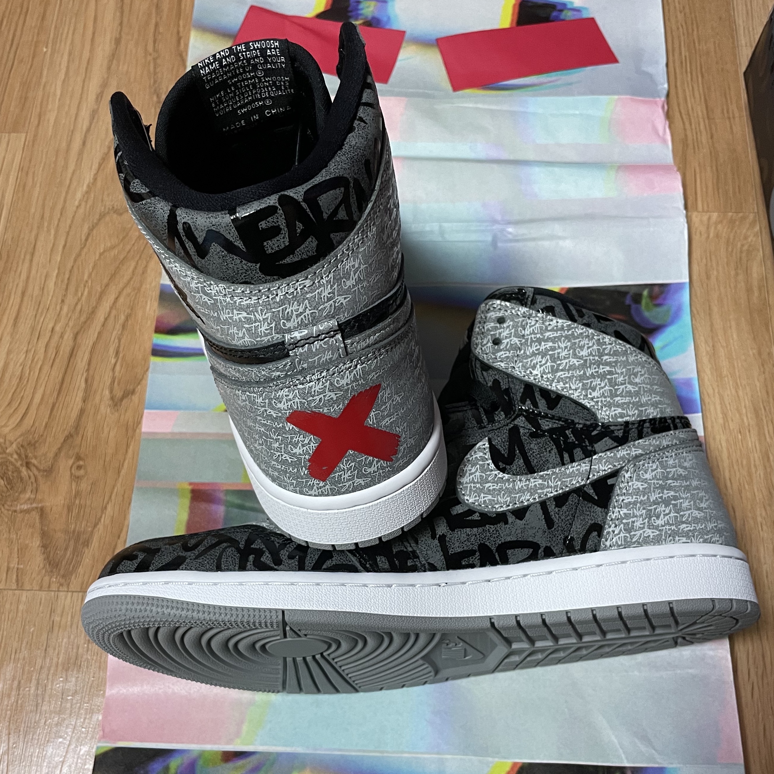 Jordan 1 Retro High OG Rebellionaire 착용 스타일 - 2