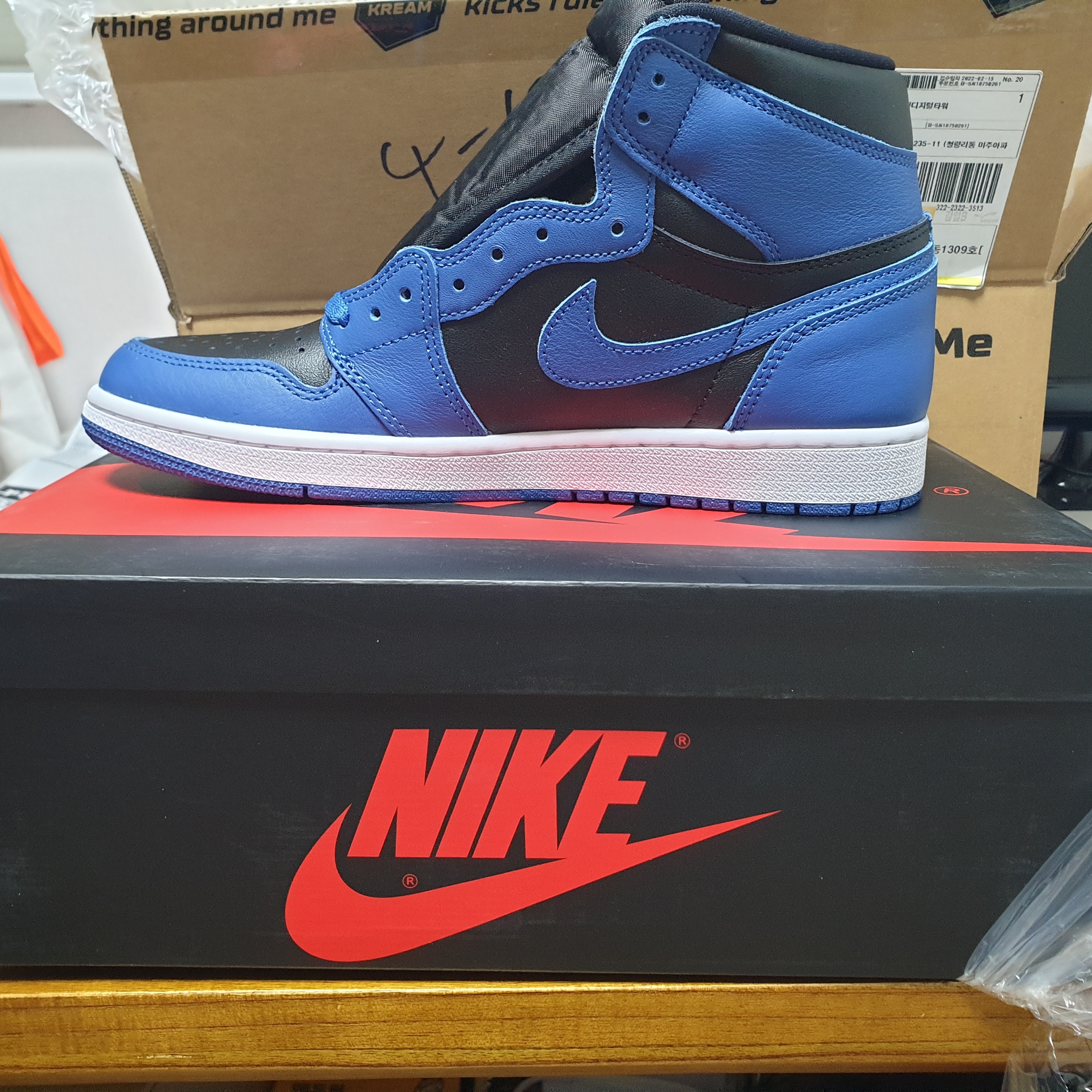 Nike x NBA Dunk Low Retro EMB Racer Blue and Orange, Nike Dunk Low Retro Championship Court Purple 착용 스타일 - 5