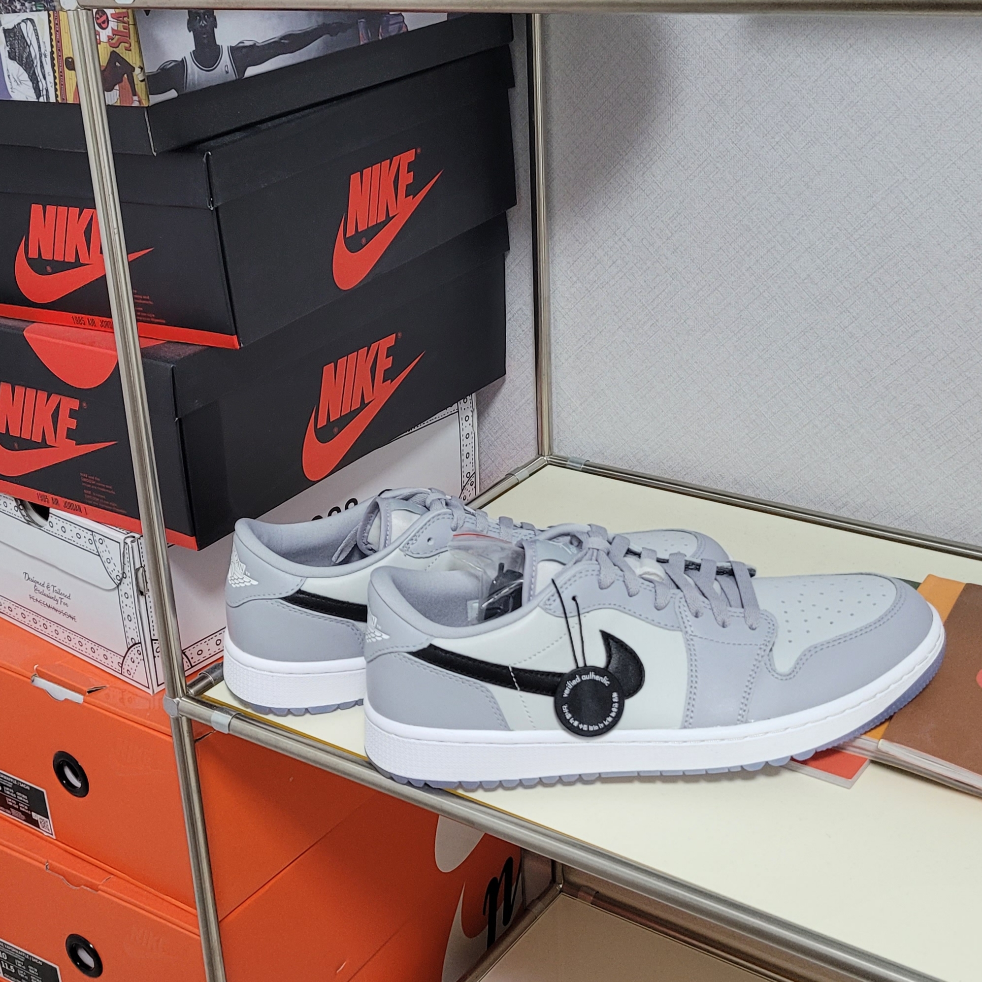 Jordan 1 Low Golf Wolf Grey 착용 스타일