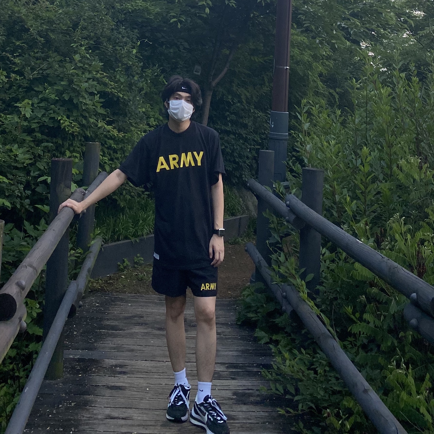 Nike x Sacai VaporWaffle Black White 착용 스타일