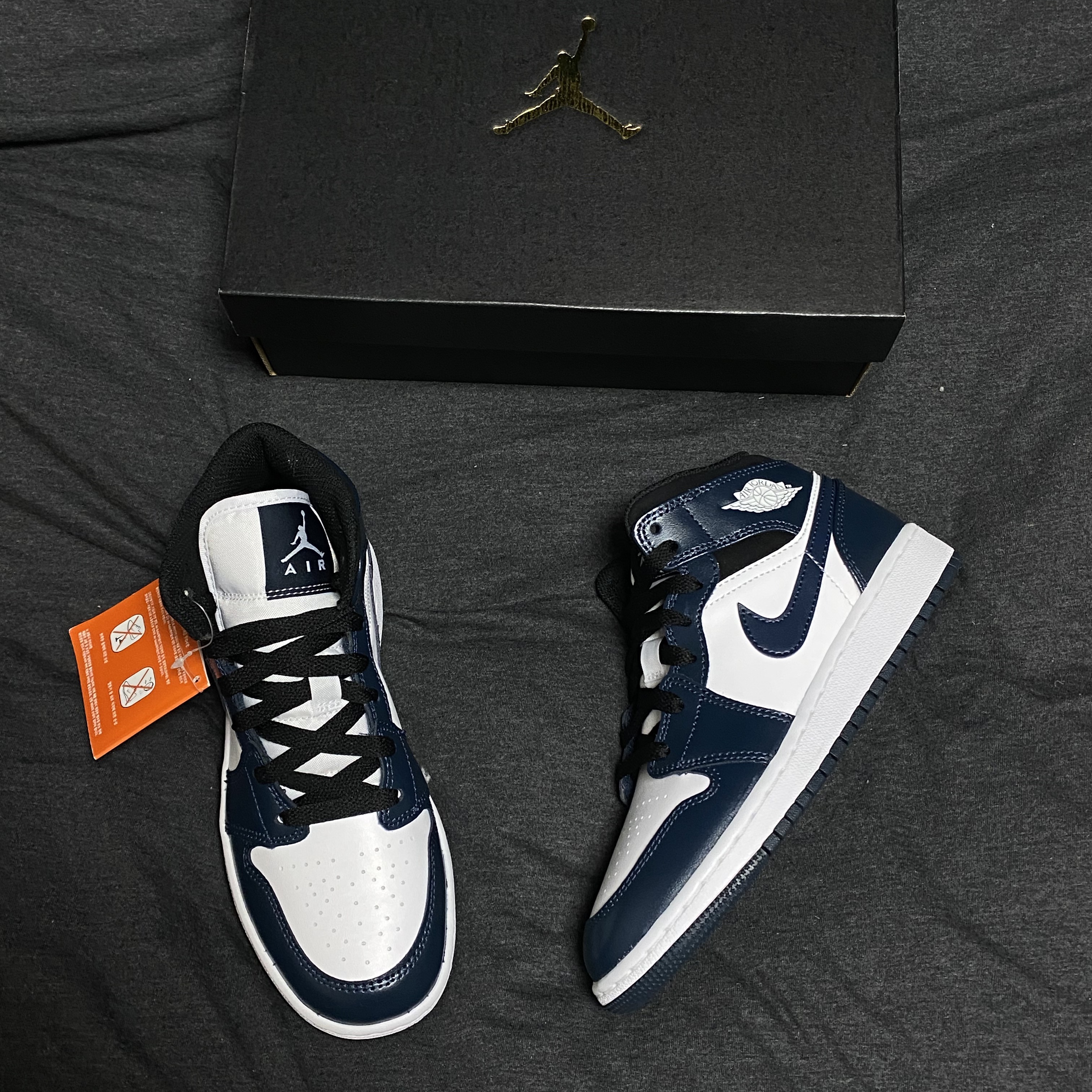 Jordan 1 Mid Dark Teal, (GS) Jordan 1 Mid Dark Teal 착용 스타일