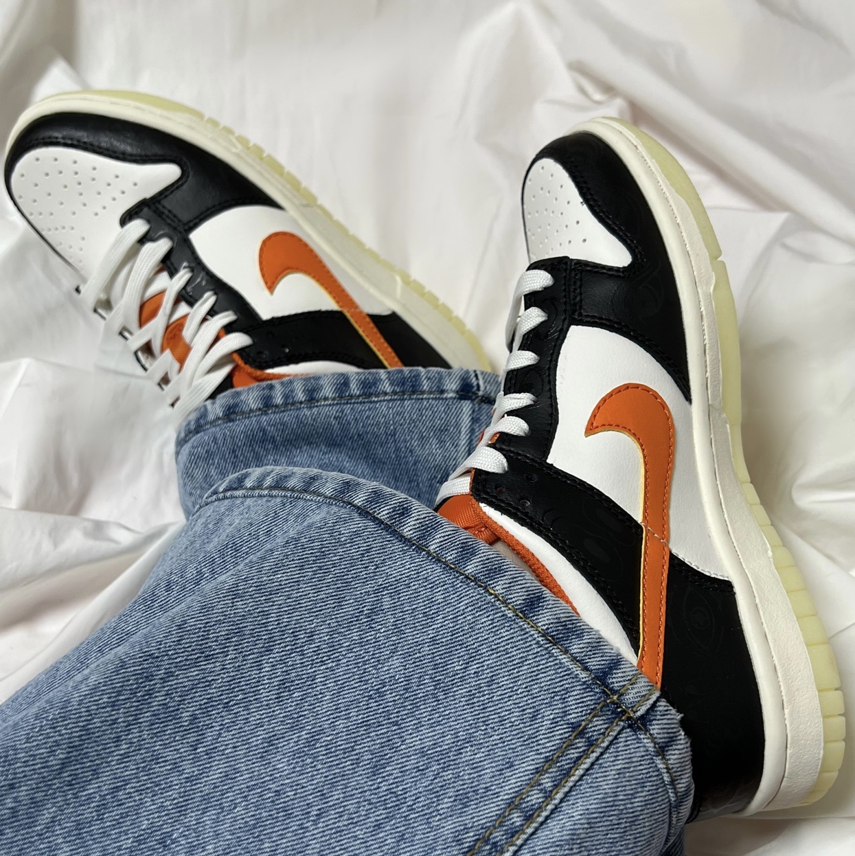 (GS) Nike Dunk Low PRM Halloween 착용 스타일 - 1