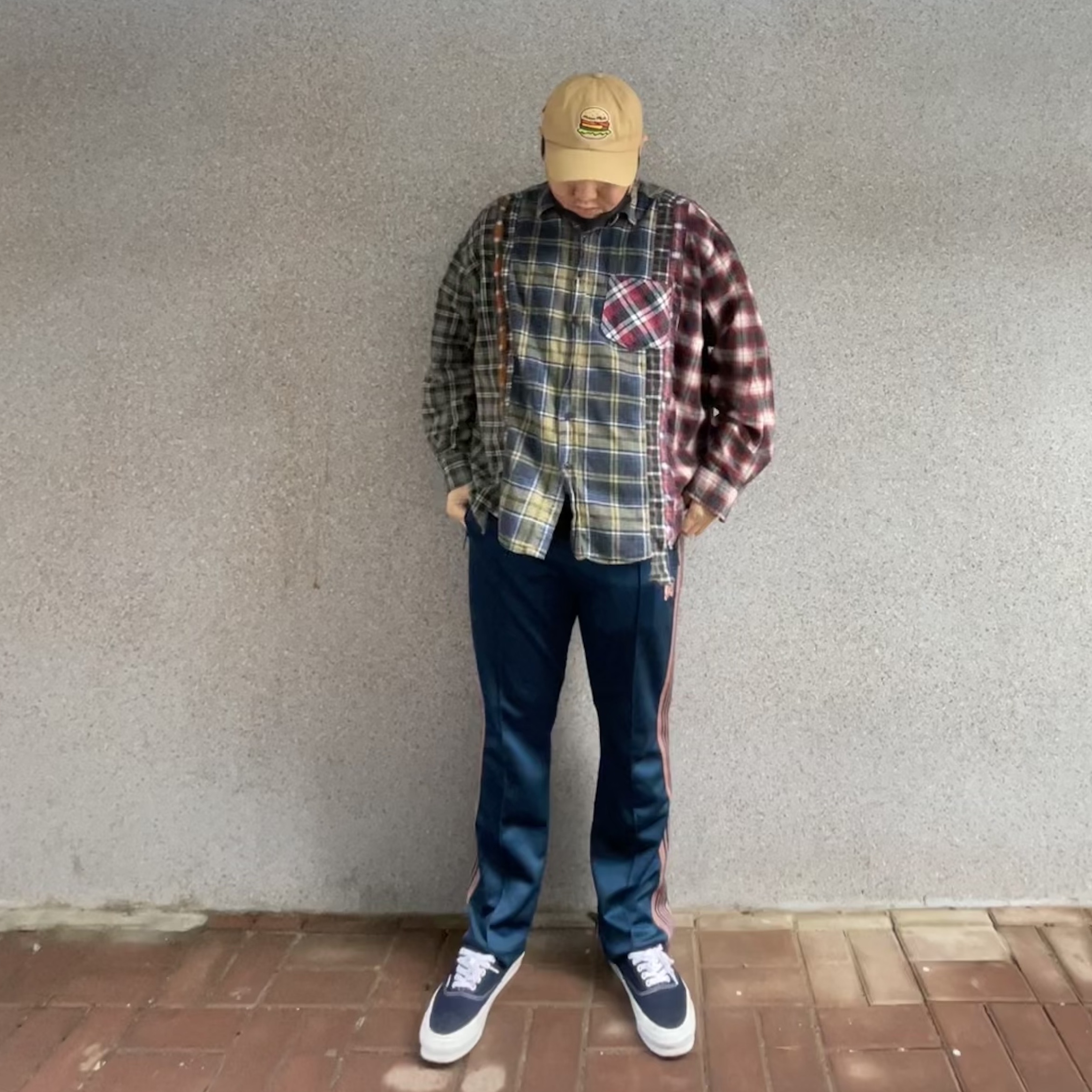 Vans Vault OG Authentic LX Navy 착용 스타일 - 3