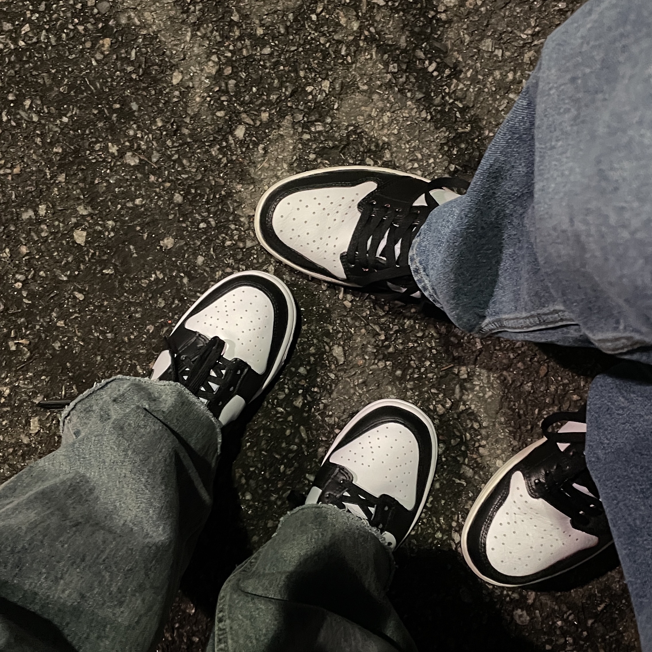 (W) Nike Dunk Low Black, Nike Dunk Low Retro Black 착용 스타일