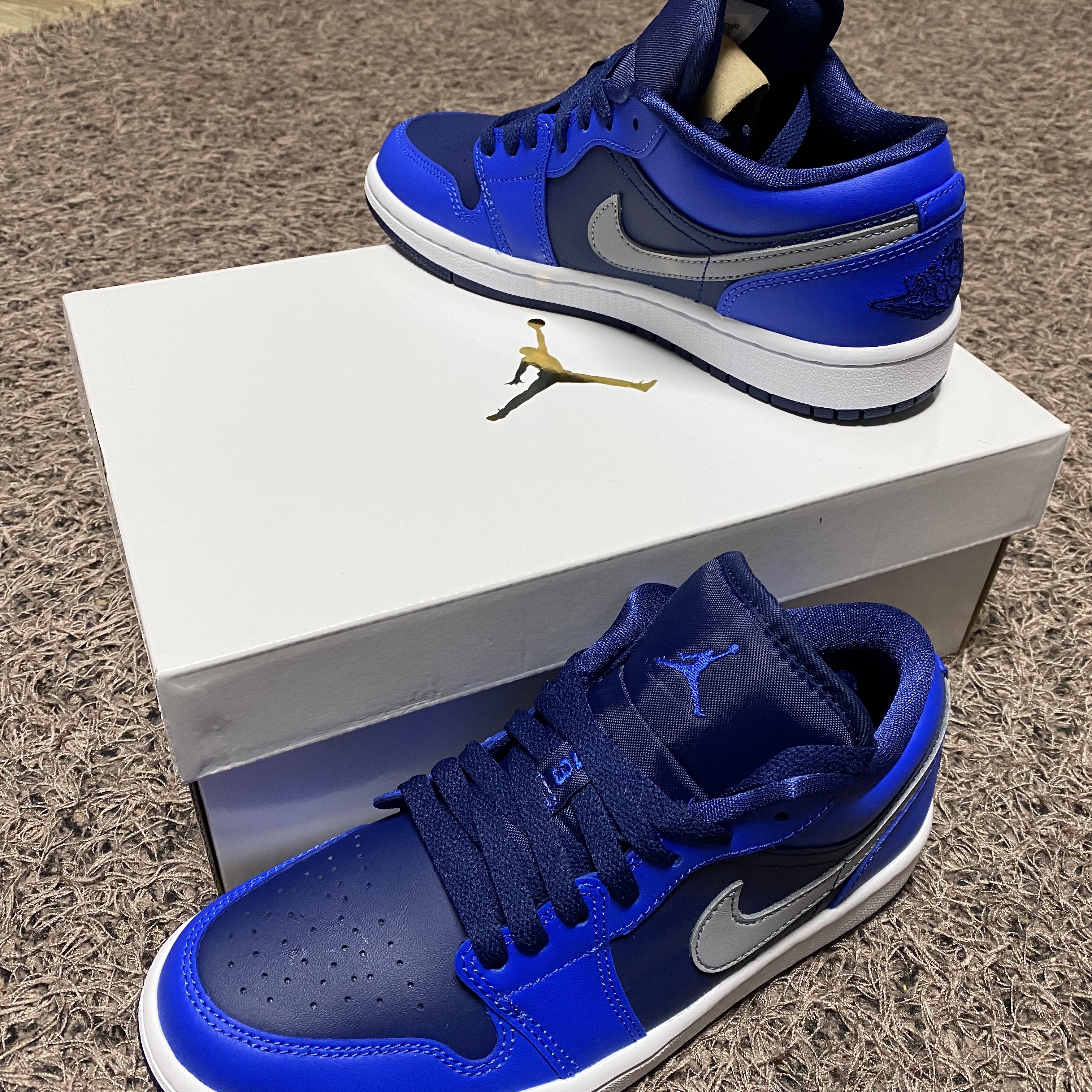 (W) Jordan 1 Low Game Royal 착용 스타일 - 2
