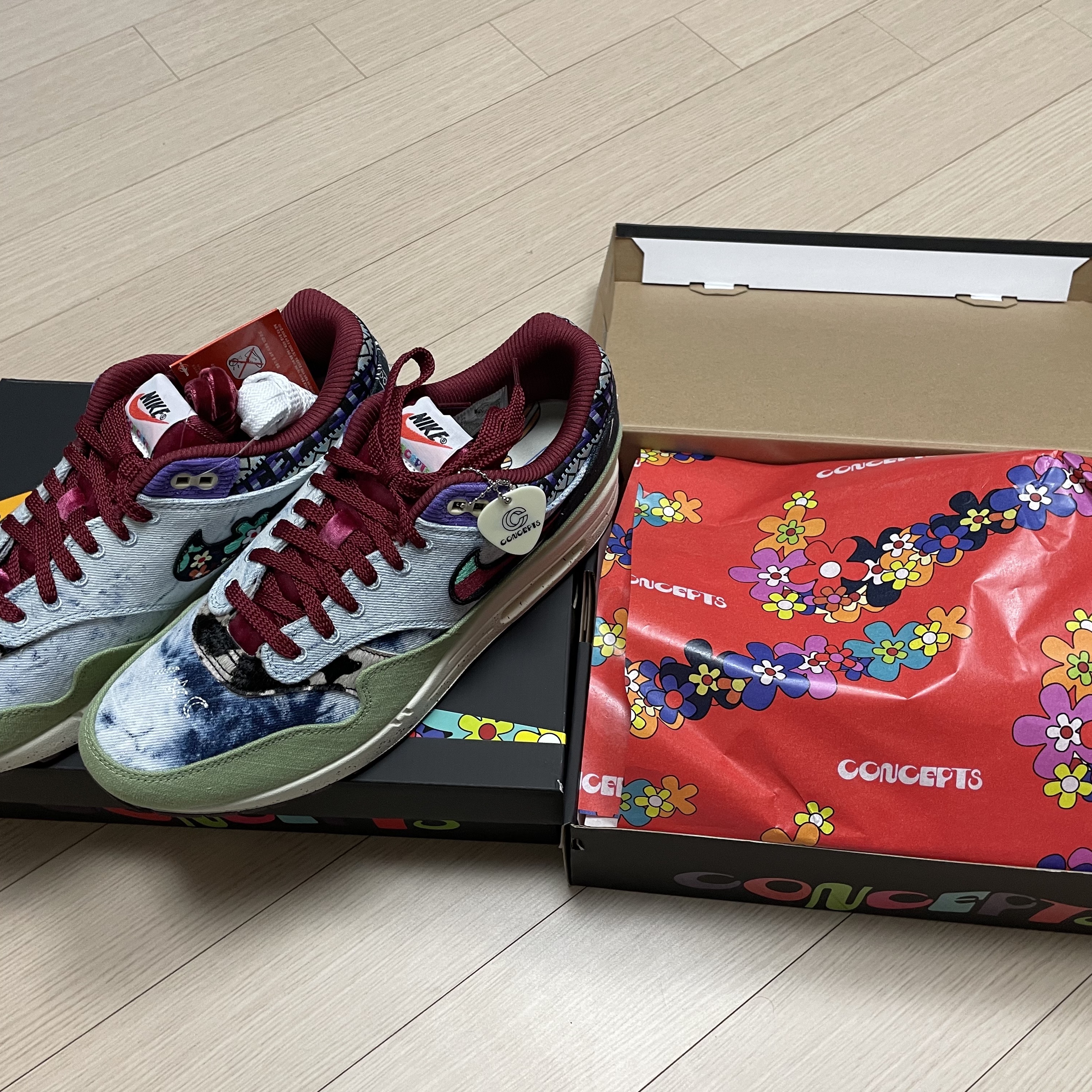 Nike x Concepts Air Max 1 SP Mellow 착용 스타일 - 2