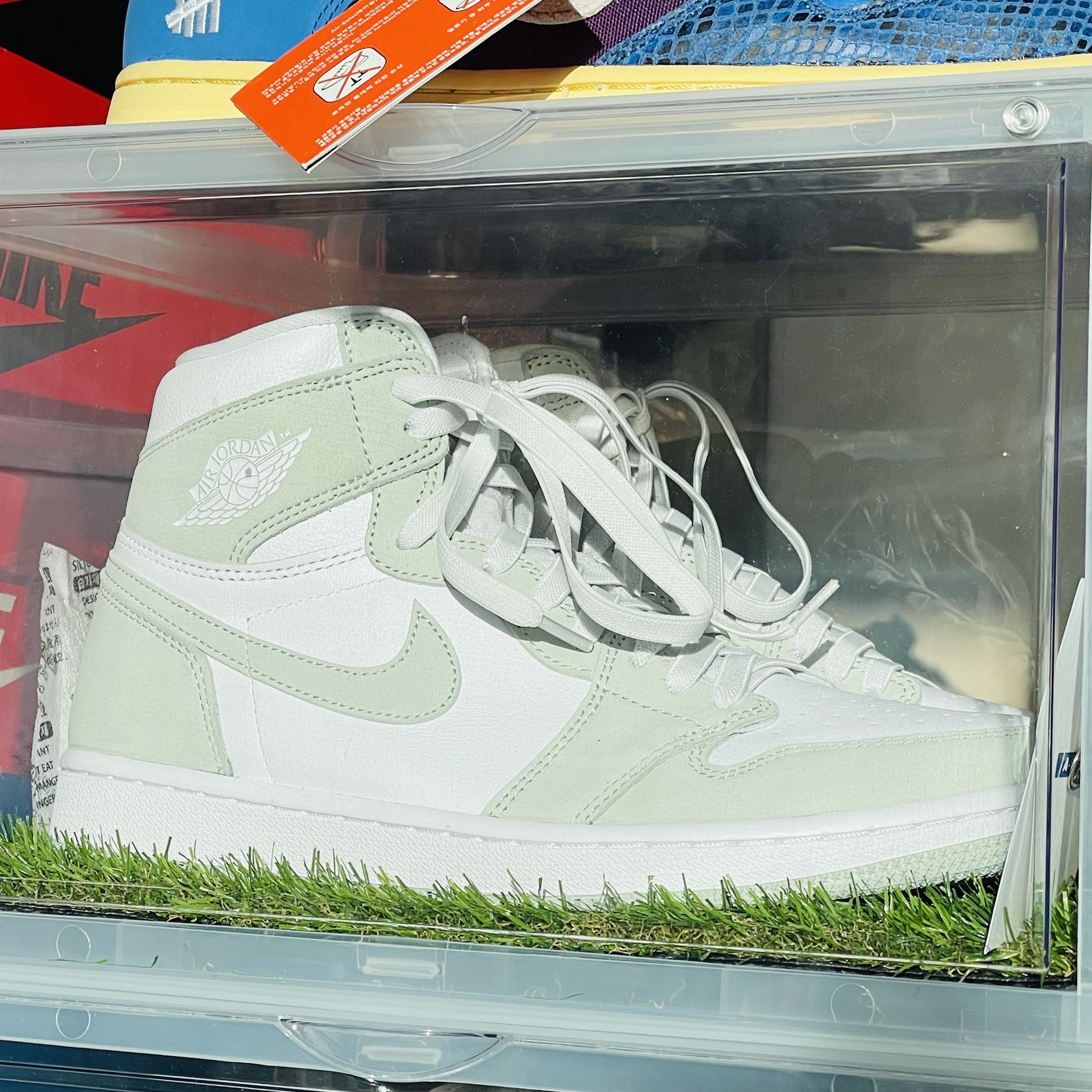 (W) Jordan 1 Retro High OG Seafoam 착용 스타일