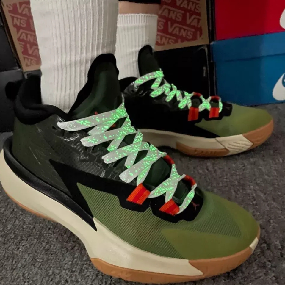 Jordan Zion 1 PF Carbon Green 착용 스타일