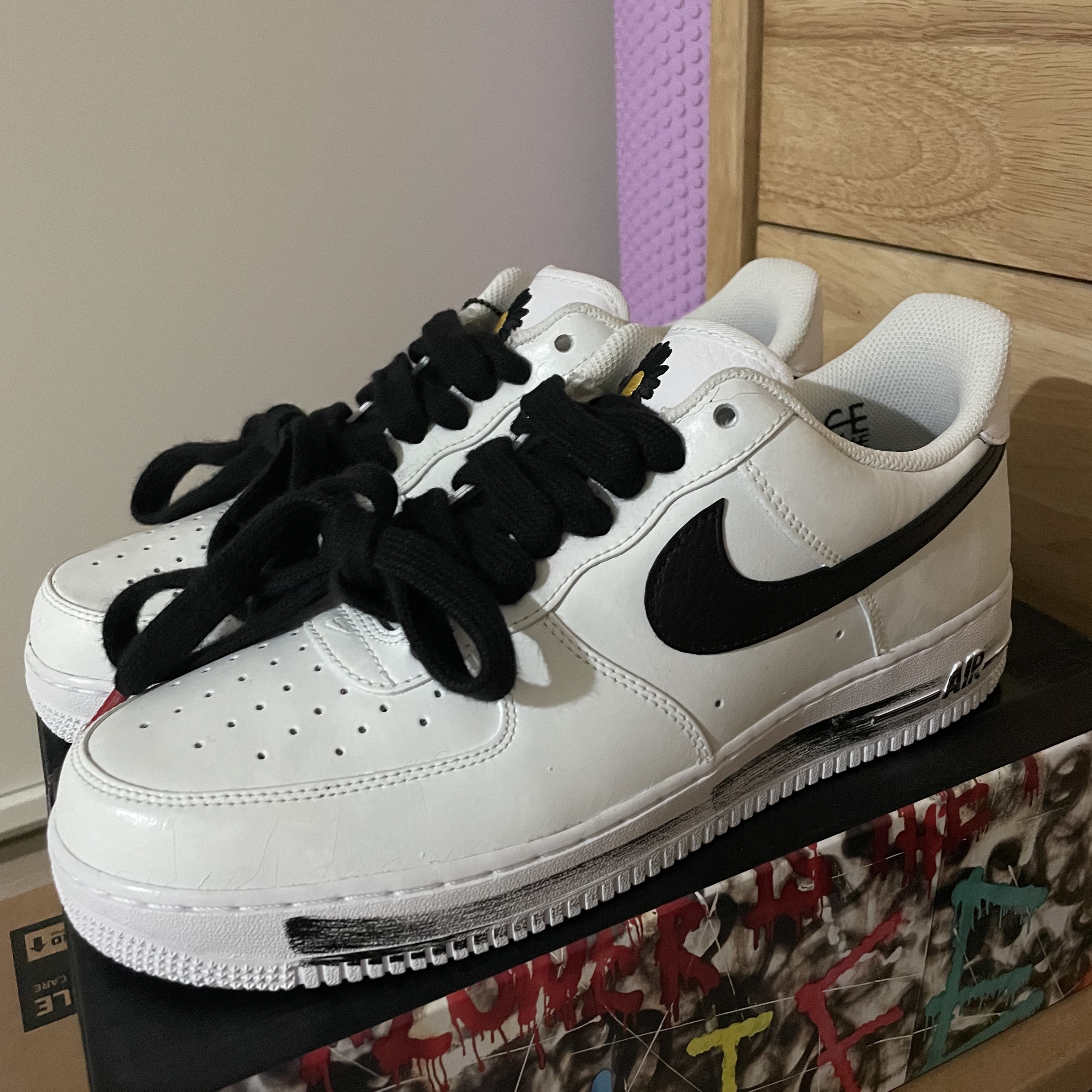 Nike x Peaceminusone Air Force 1 Low Para-Noise 2.0 착용 스타일 - 2