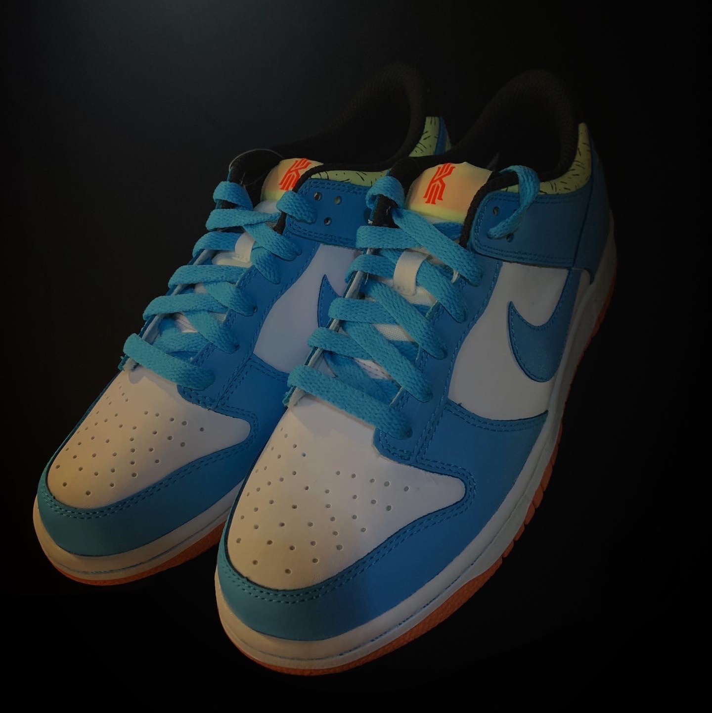 (GS) Nike x Kyrie Dunk Low SE Baltic Blue 착용 스타일 - 4
