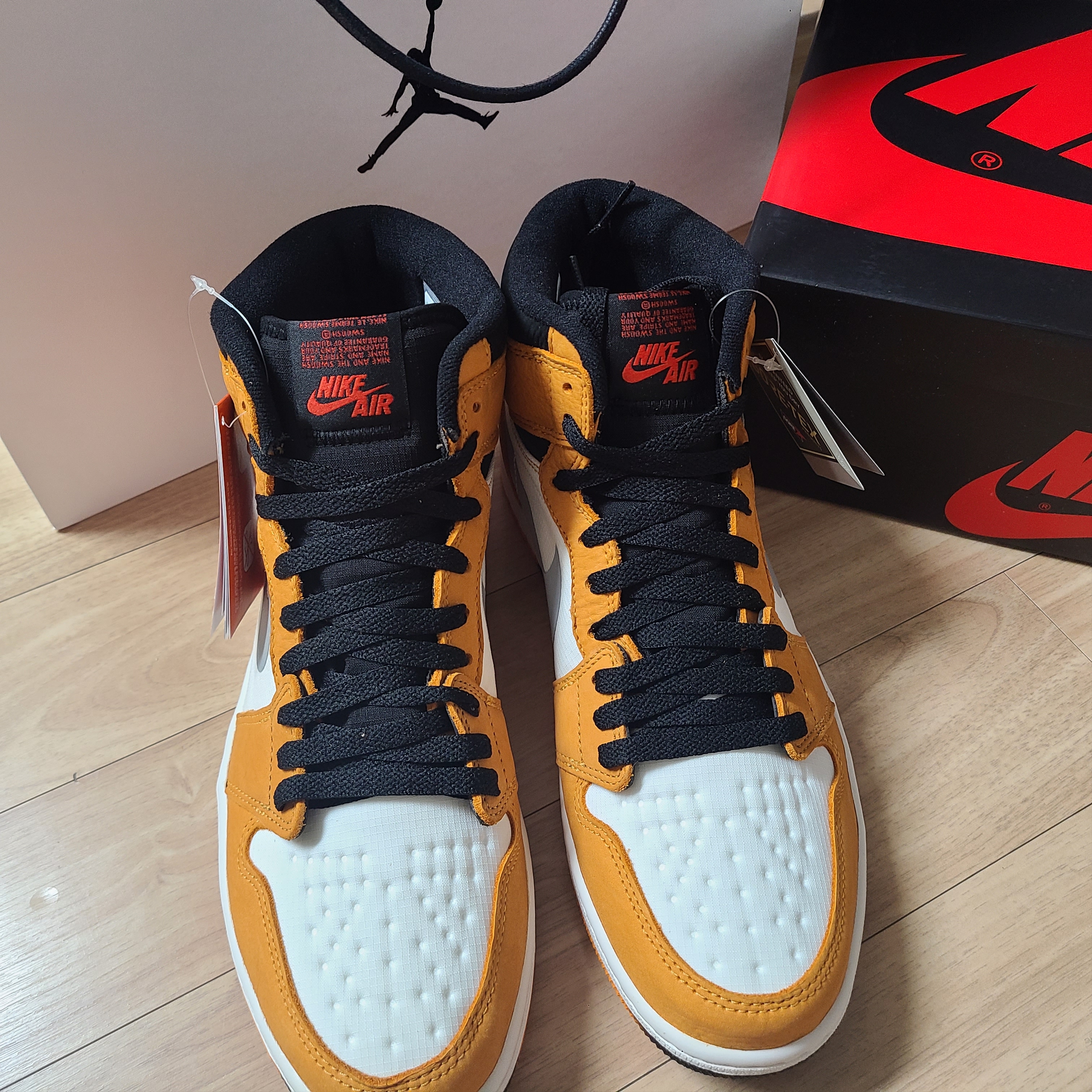 Jordan 1 Element Gore-Tex Light Curry 착용 스타일