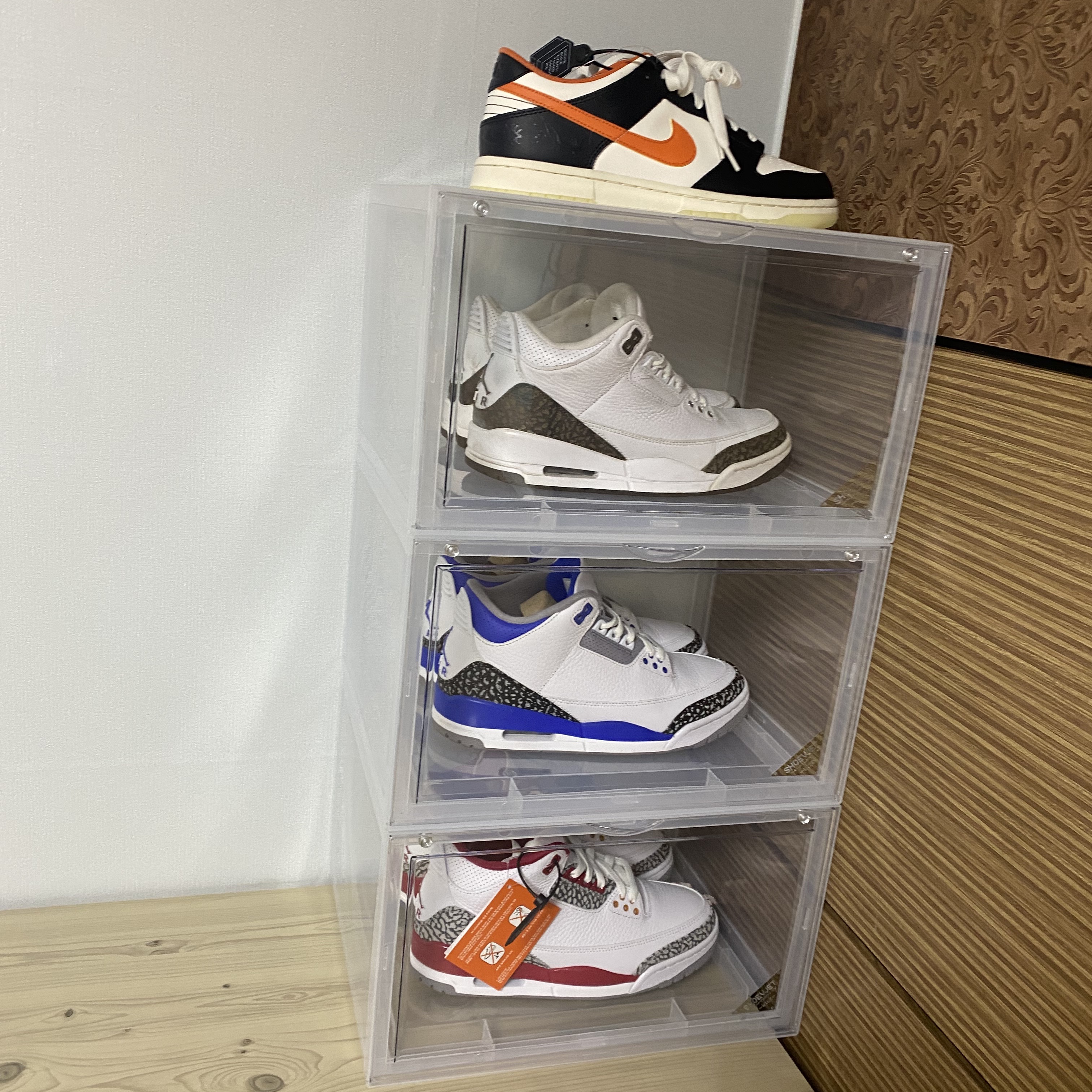 Jordan 3 Retro Cardinal Red, Jordan 3 Retro Mocha 2018 착용 스타일