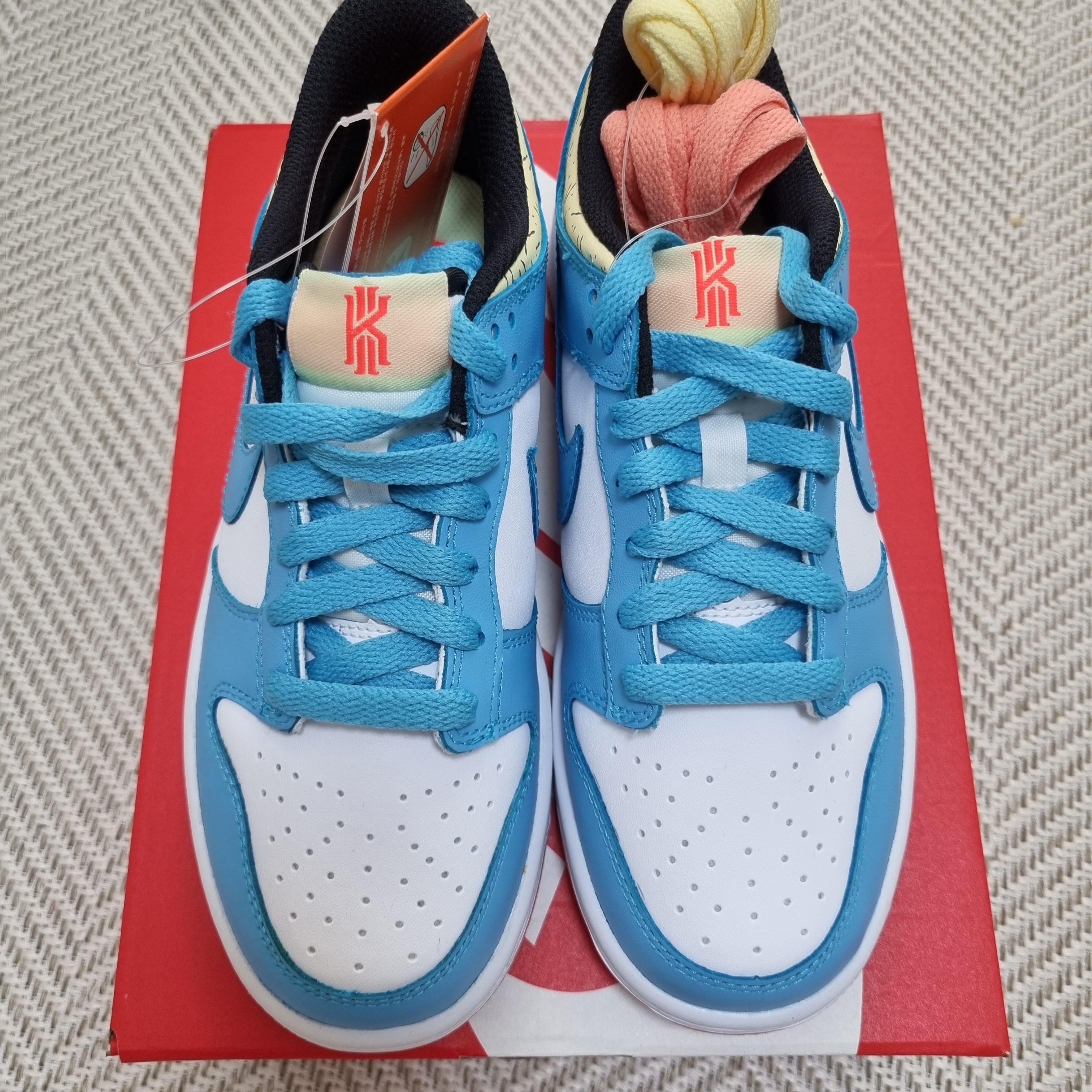 (GS) Nike x Kyrie Dunk Low SE Baltic Blue 착용 스타일 - 2