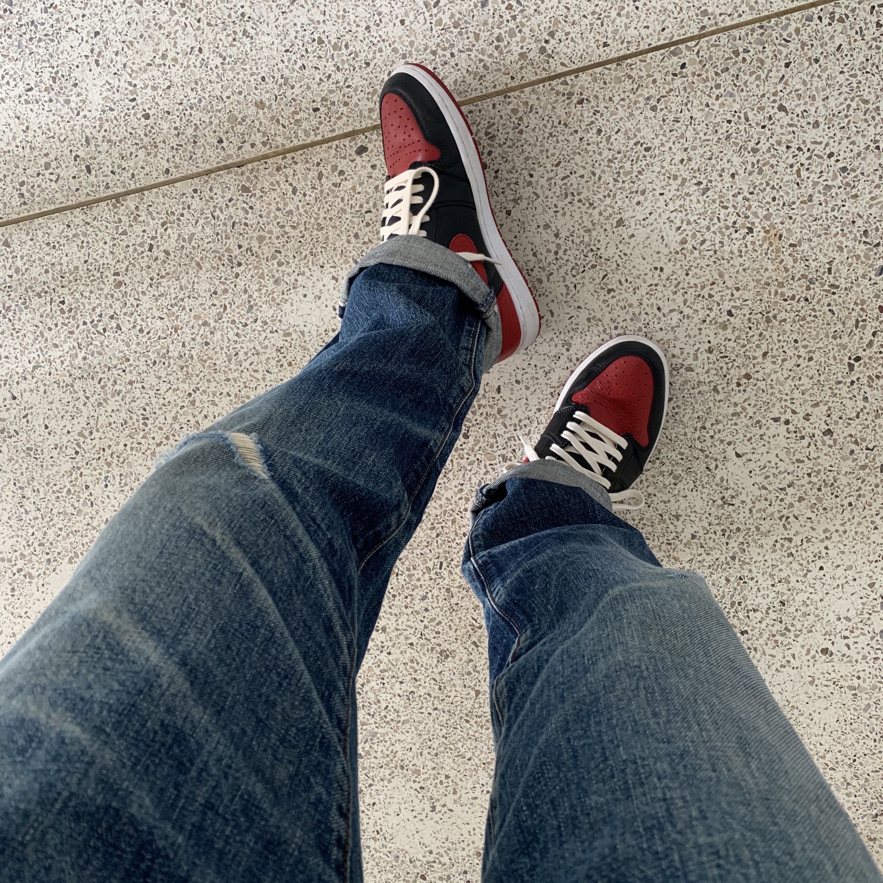 Jordan 1 Retro High OG Bred Banned 2016 착용 스타일