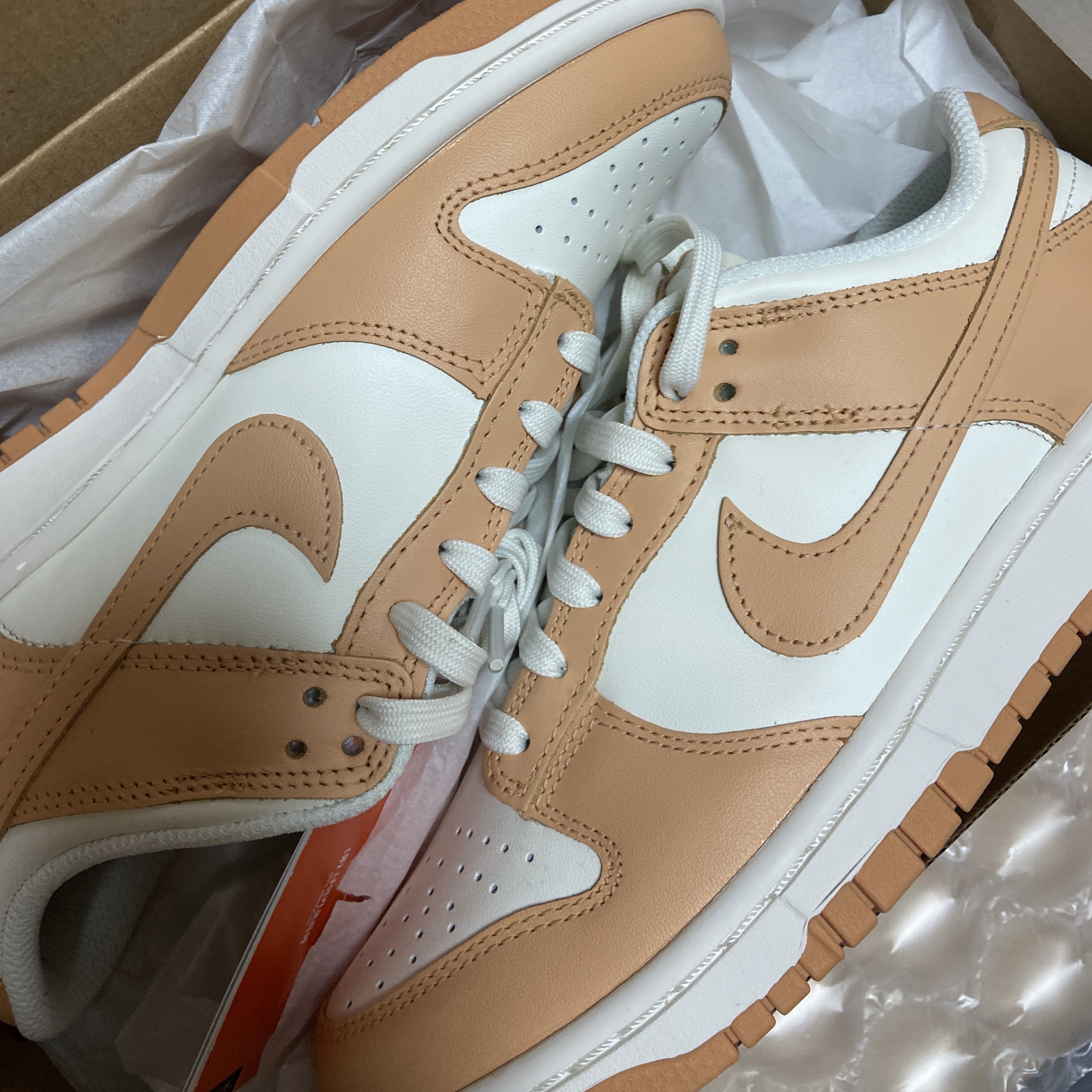 (W) Nike Dunk Low Harvest Moon 착용 스타일