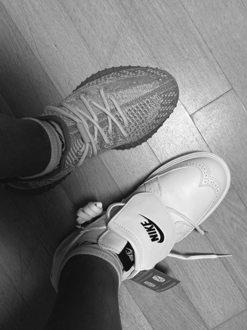 Nike x Peaceminusone Kwondo1 White, Adidas Yeezy Boost 350 V2 Israfil 착용 스타일