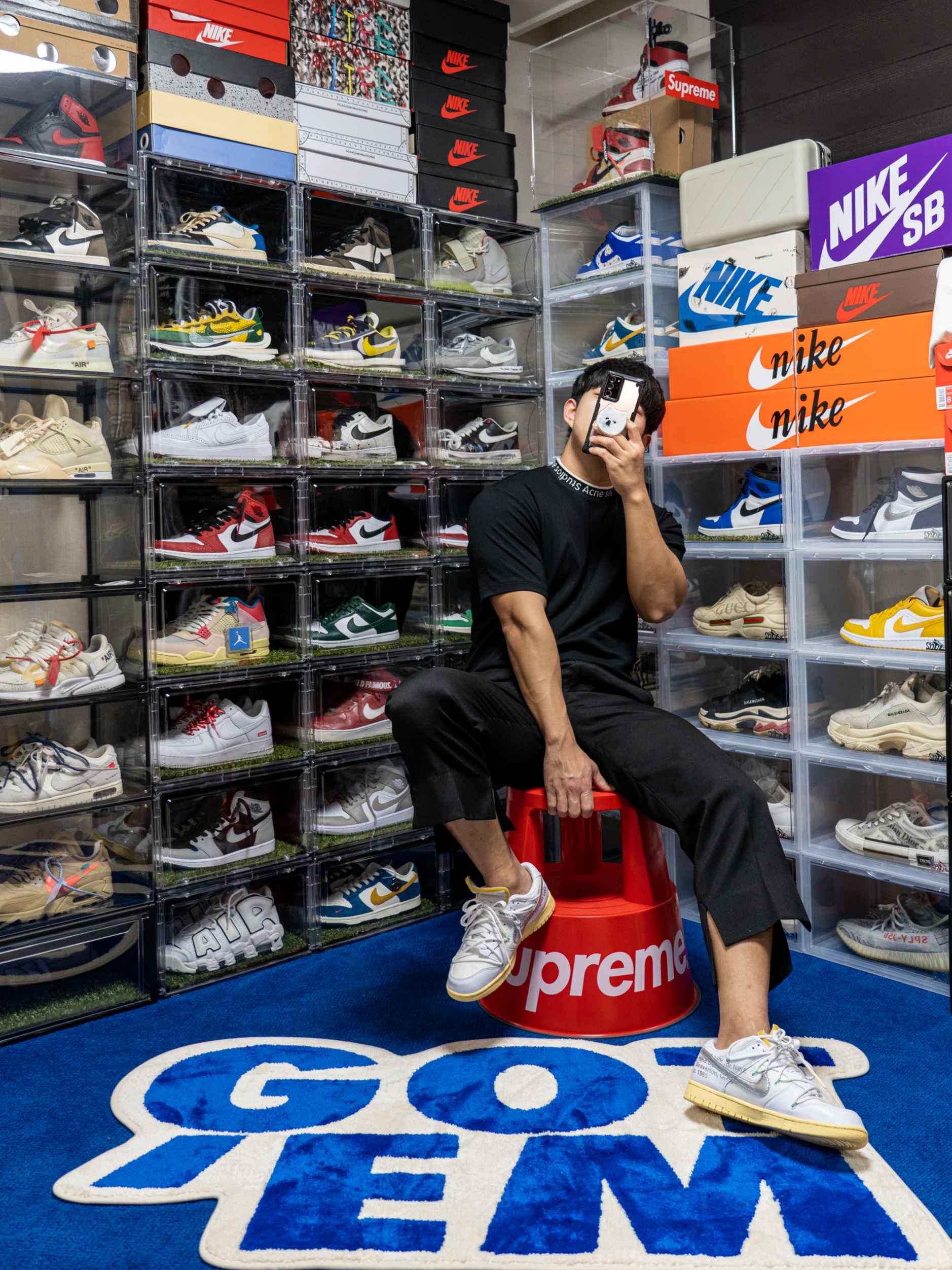 Nike x Off-White Dunk Low The 50 - Lot 1, Nike x Off-White Dunk Low The 50 - Lot 18 착용 스타일