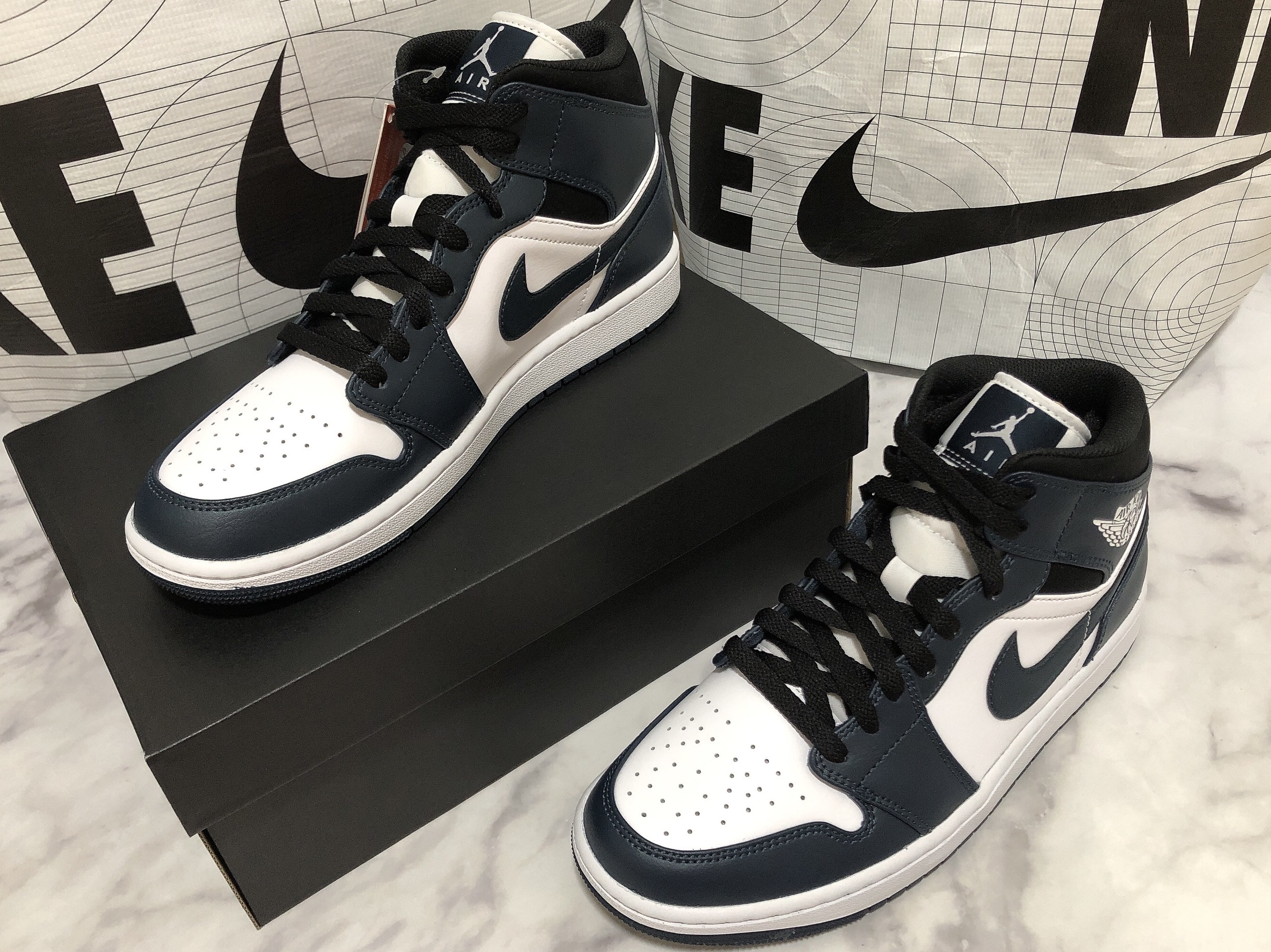 Jordan 1 Mid Dark Teal 착용 스타일 - 1