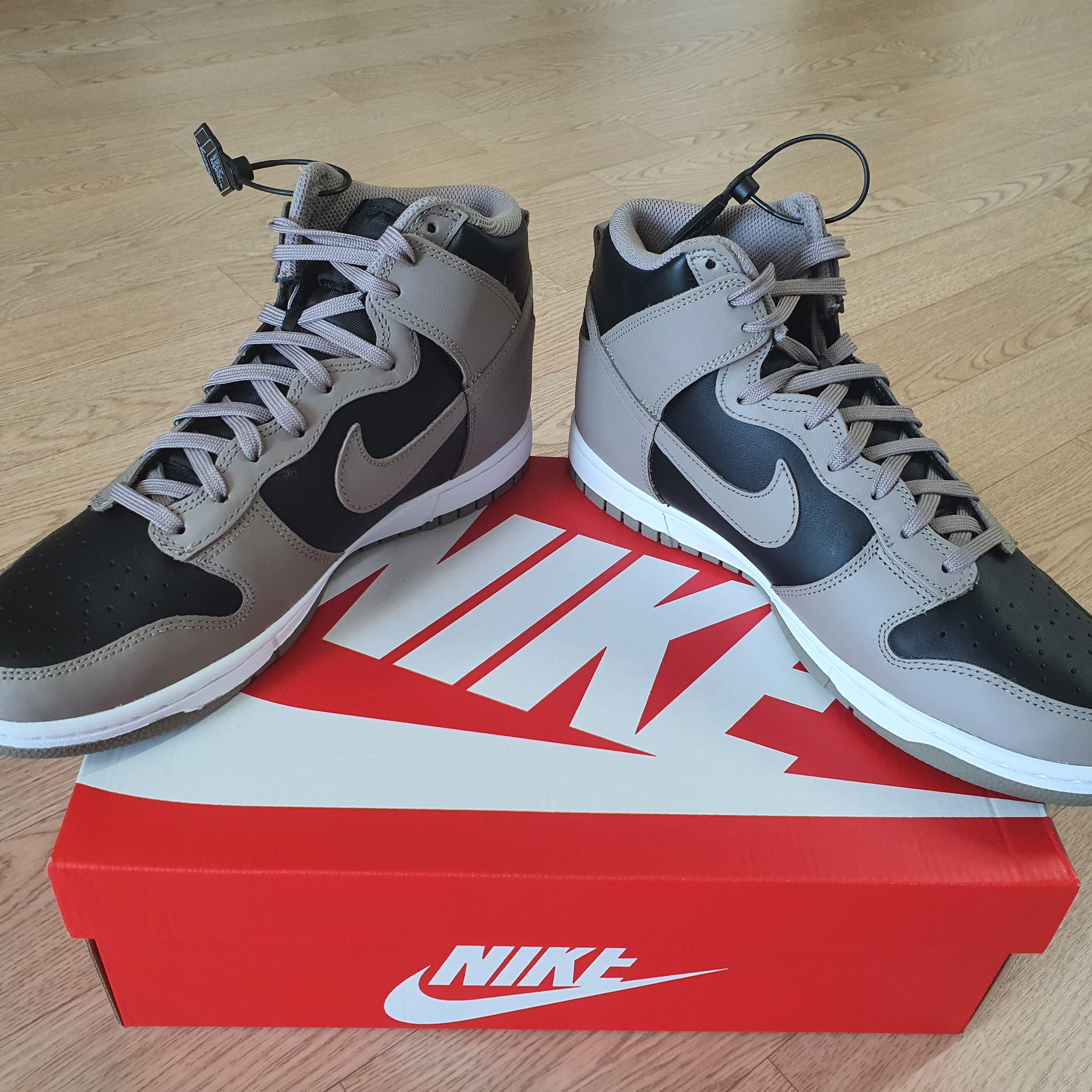 (W) Nike Dunk High Moon Fossil 착용 스타일 - 2