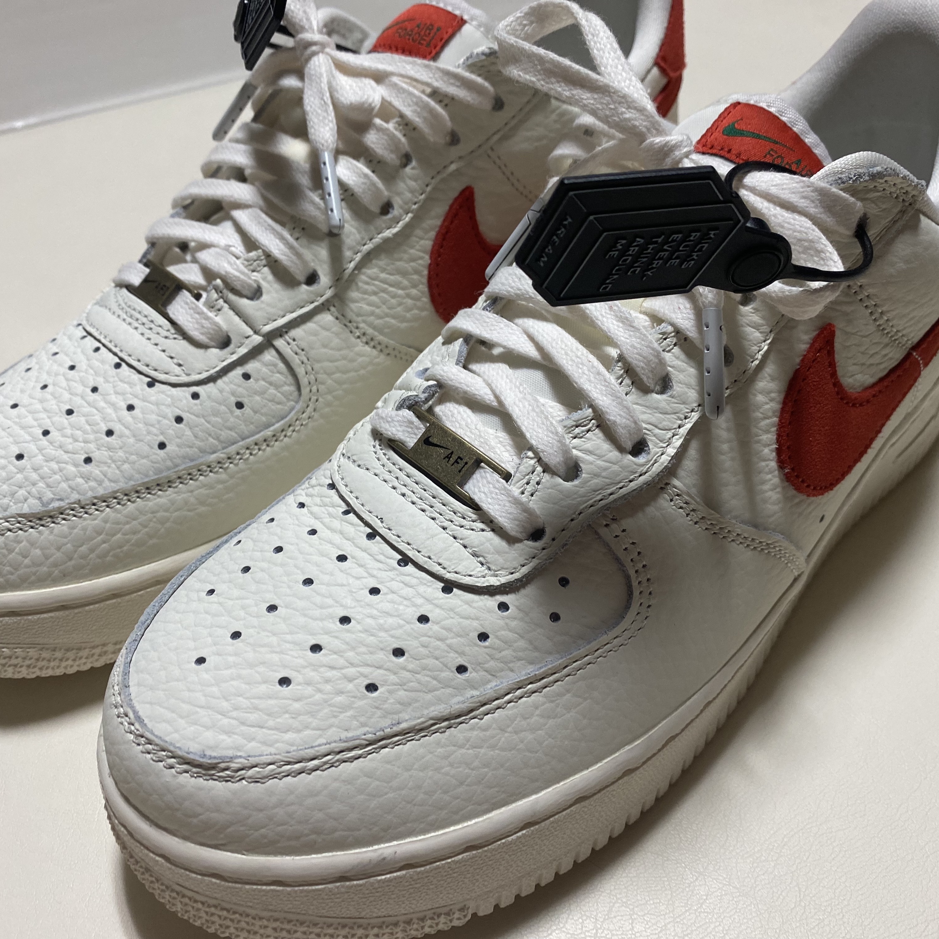 Nike Air Force 1 '07 Craft Mantra Orange 착용 스타일 - 2